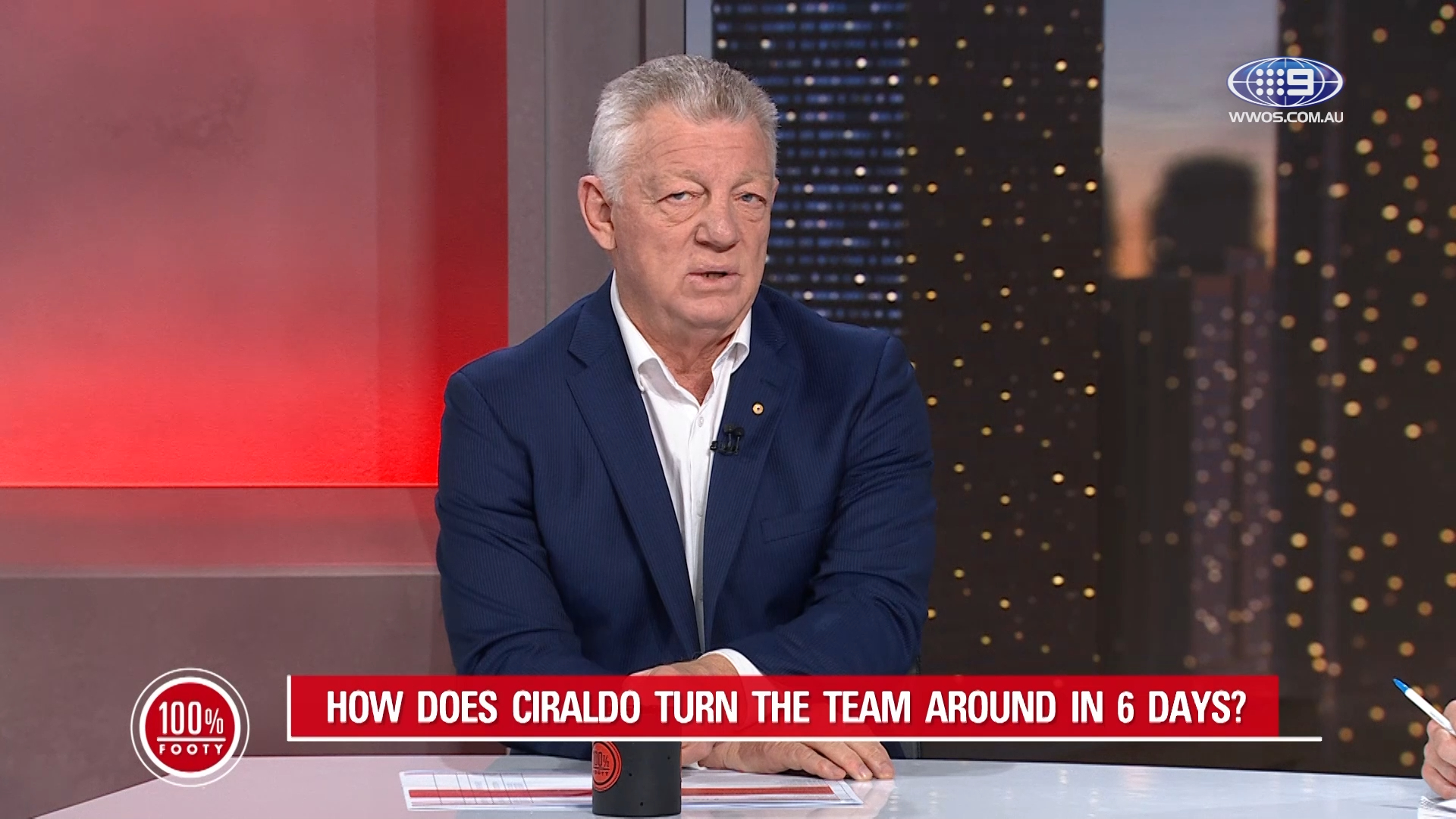 Gus reveals message to Ciraldo