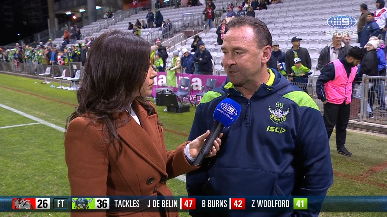 Ricky frustrated at Raiders performance