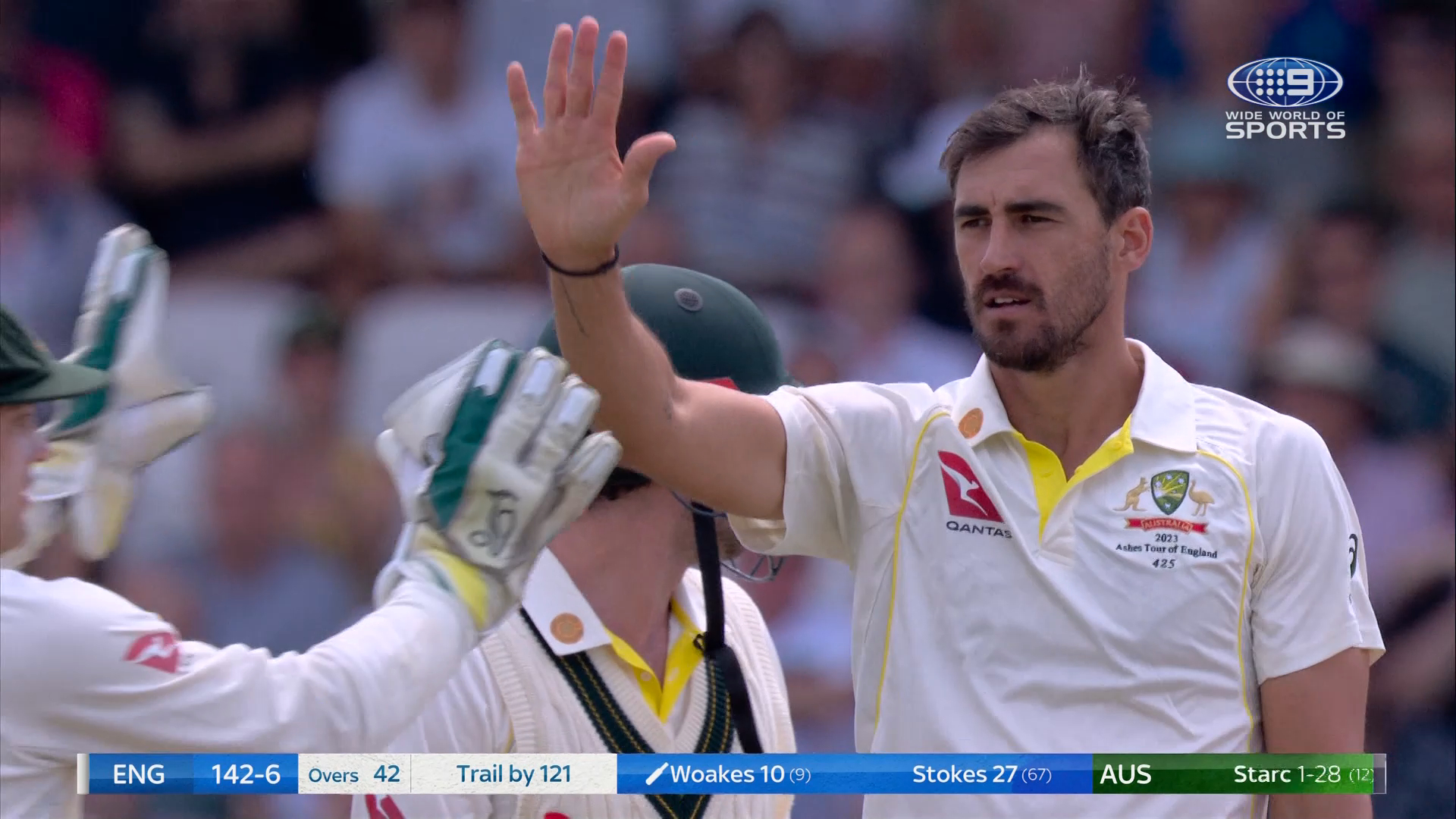 Woakes goes after ugly swipe