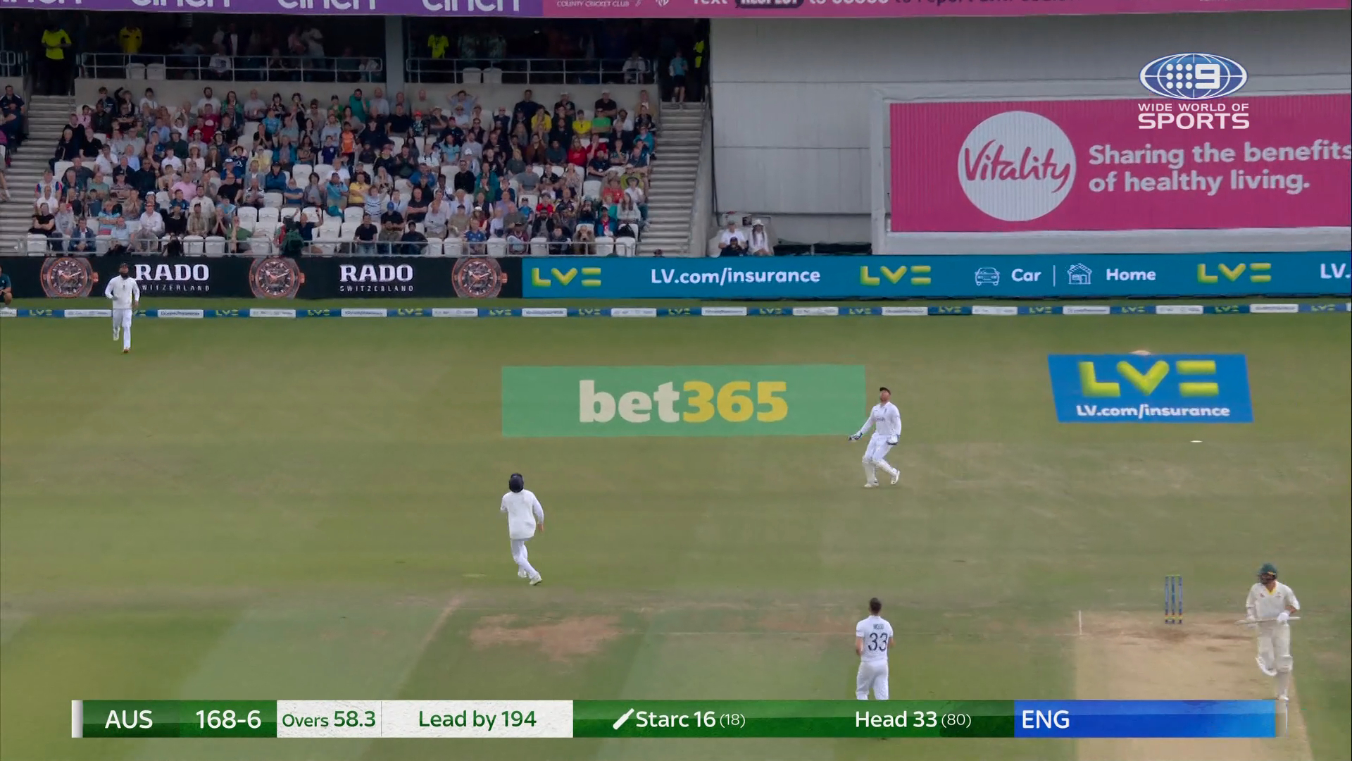 Starc falls as Brook takes tough chance