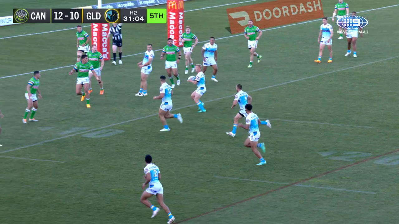 NRL Highlights: Raiders v Titans - Round 18