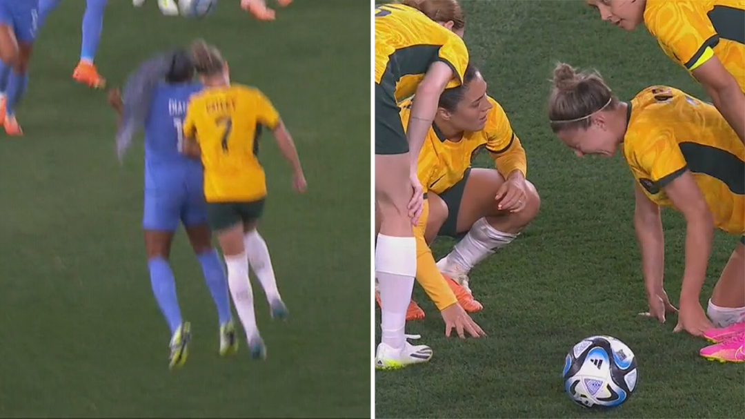 Catley, French star clash heads