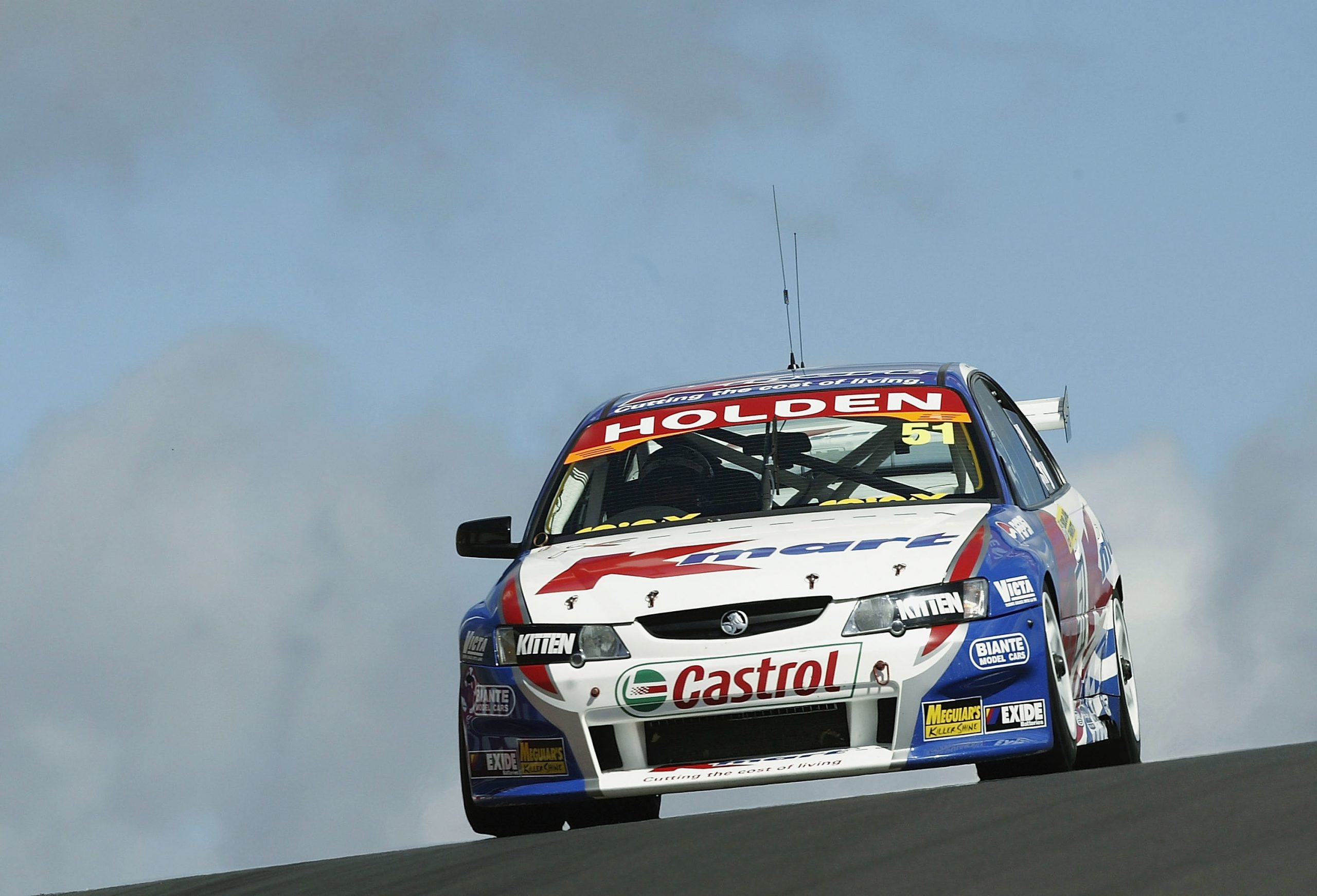 The Holden Commodore that Greg Murphy and Rick Kelly drove to victory at the Bathurst 1000 in 2003.