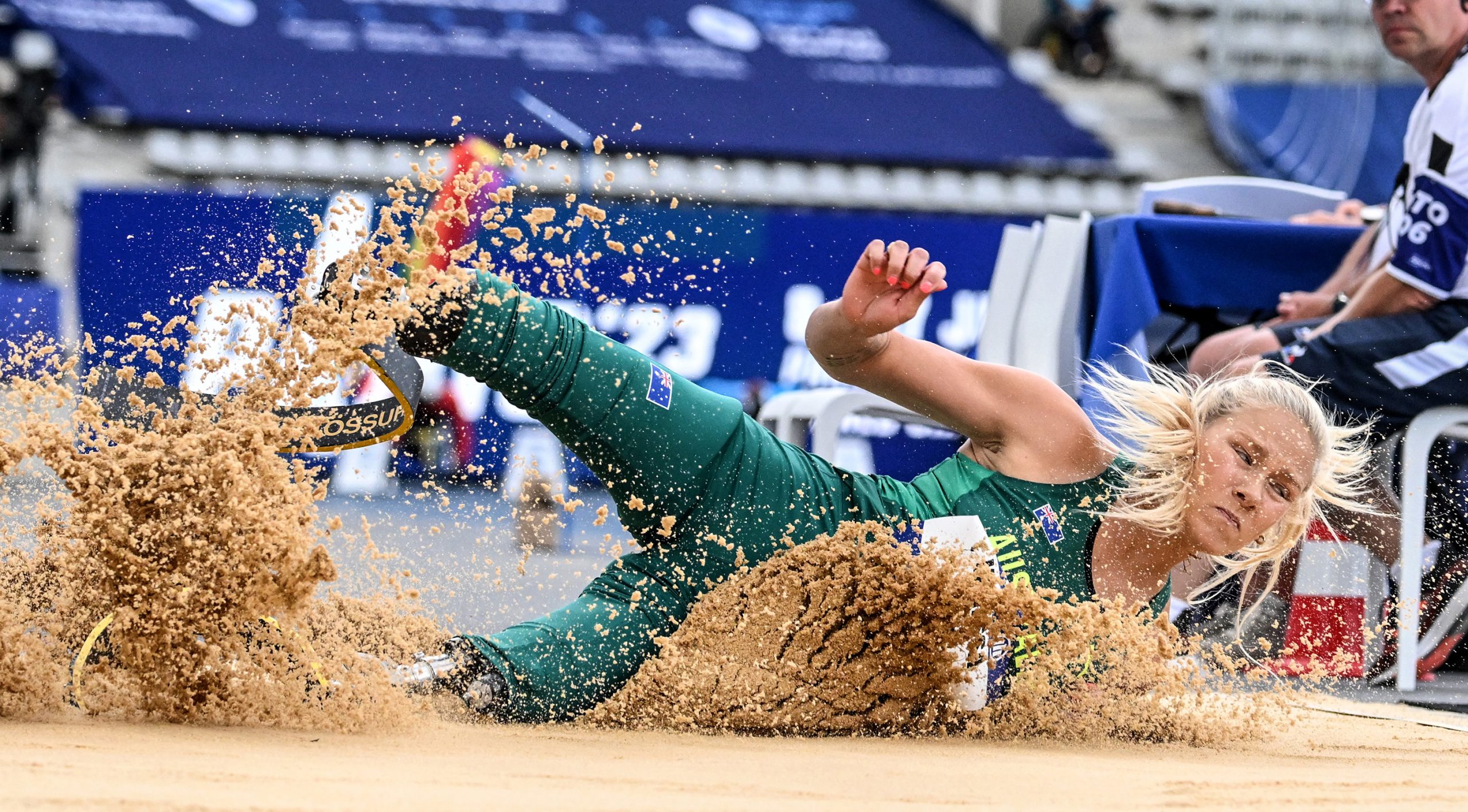 Vanessa Low competing at the 2023 World Para Athletics Championships.