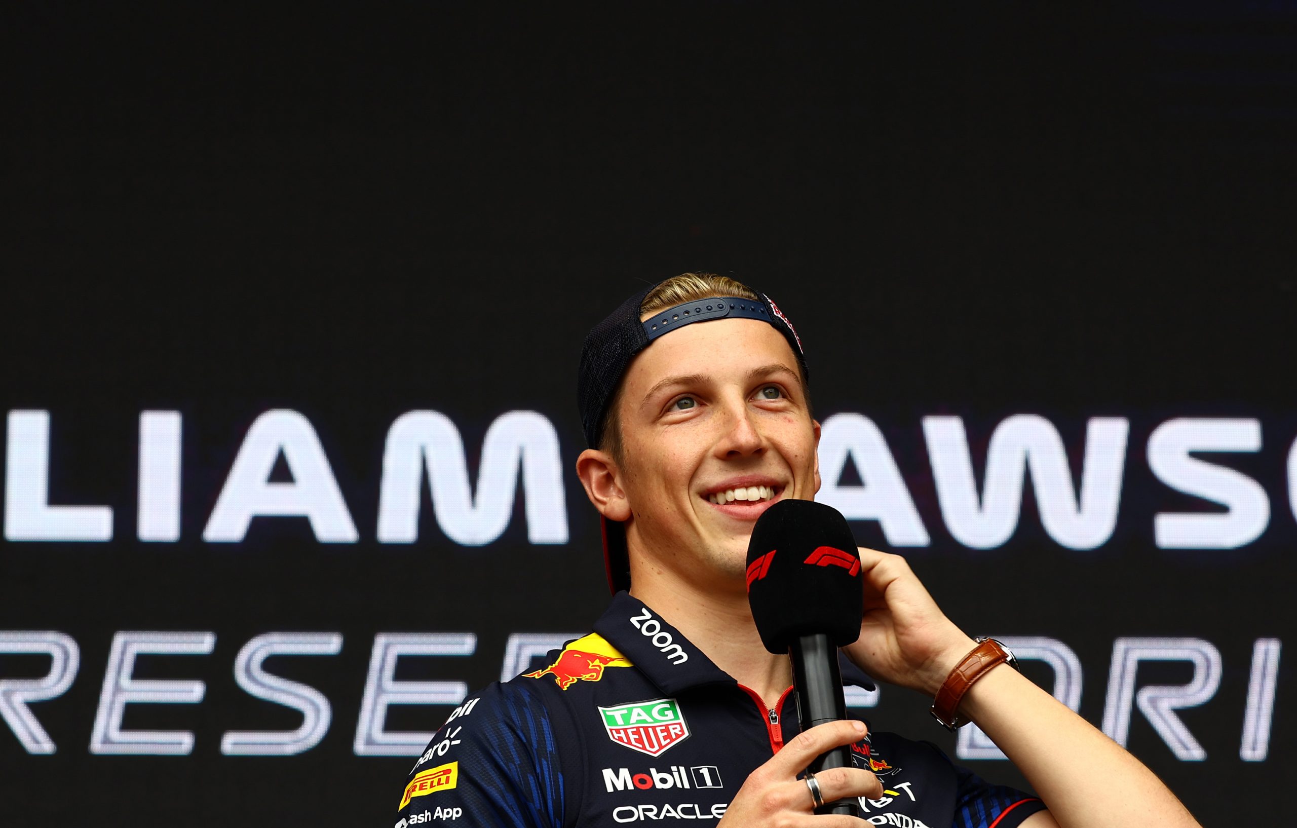 Liam Lawson is Red Bull reserve and test driver.
