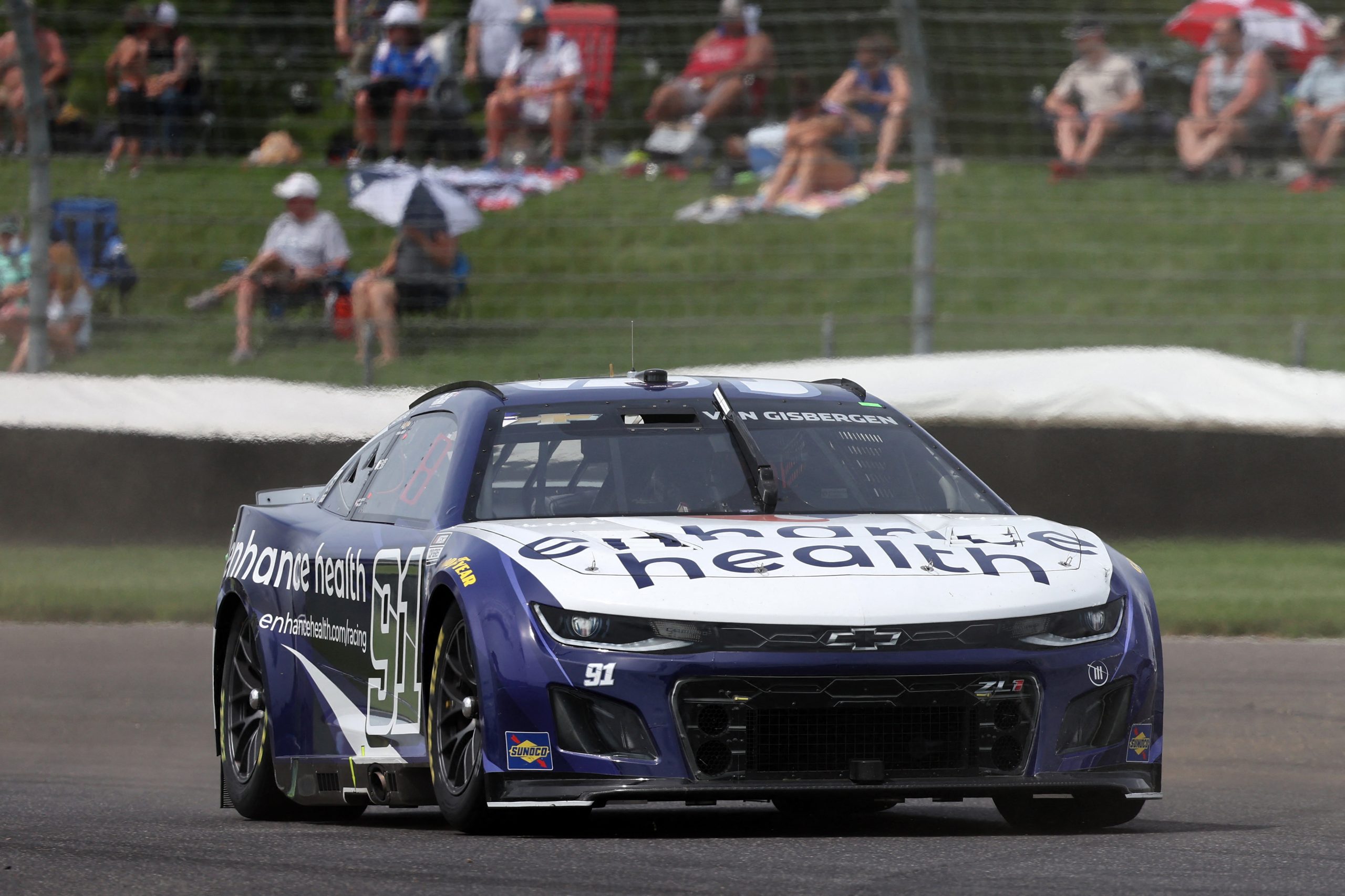 Shane van Gisbergen contested his second NASCAR Cup Series race at Indianapolis Motor Speedway.