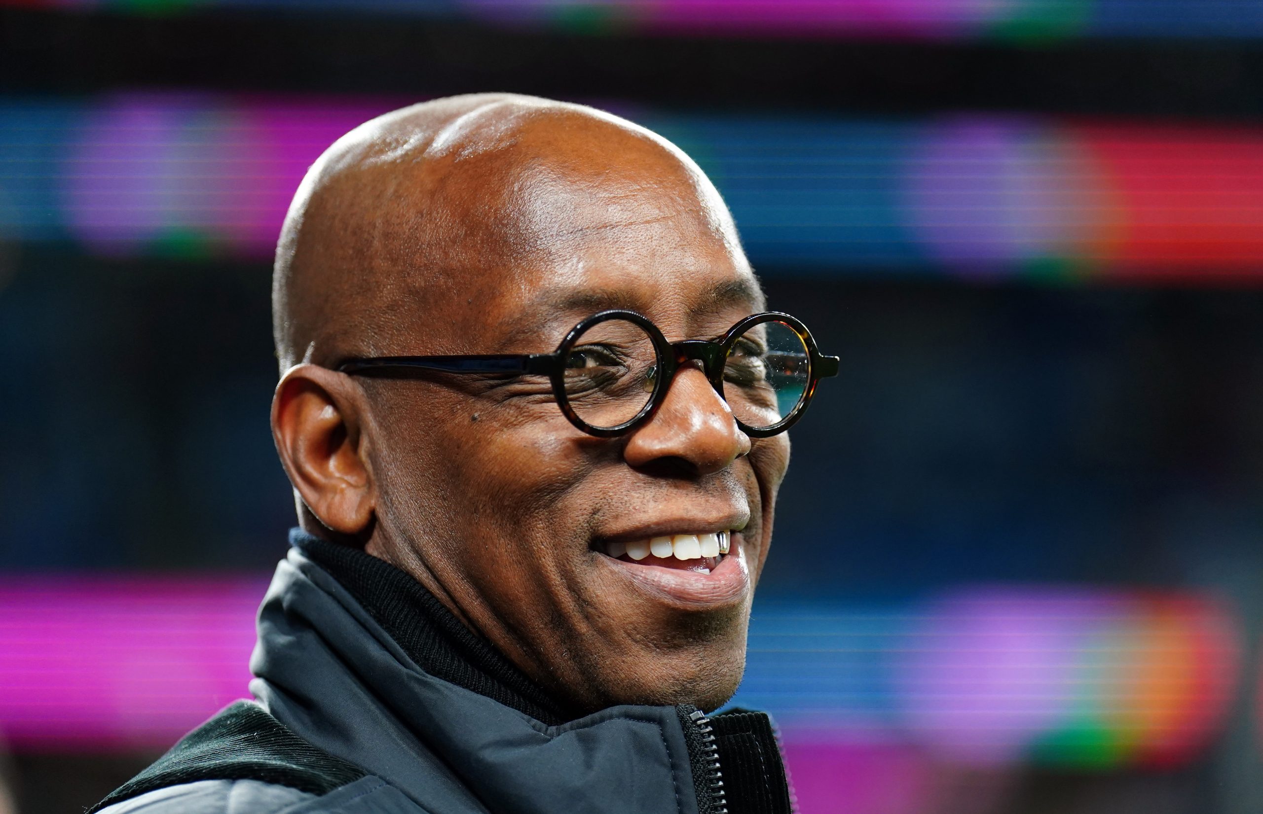 TV Pundit and former player, Ian Wright, during the FIFA Women's World Cup 2023, Group D match at the Sydney Football Stadium in Moore Park, Australia. Picture date: Friday July 28, 2023. (Photo by Zac Goodwin/PA Images via Getty Images)