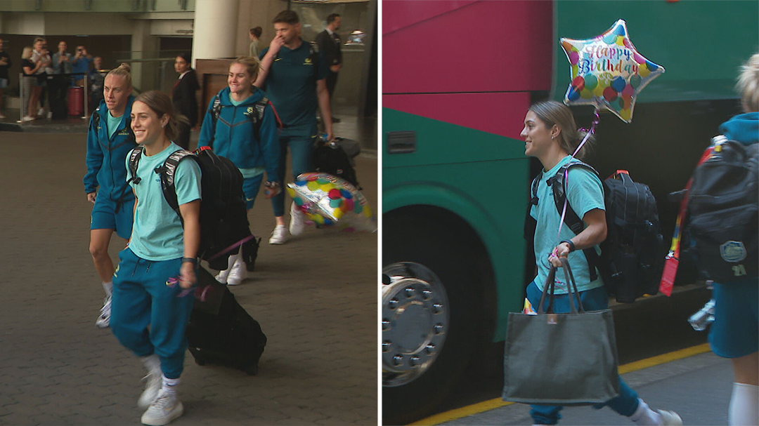 Fans sing Happy Birthday to Matildas star Katrina Gorry