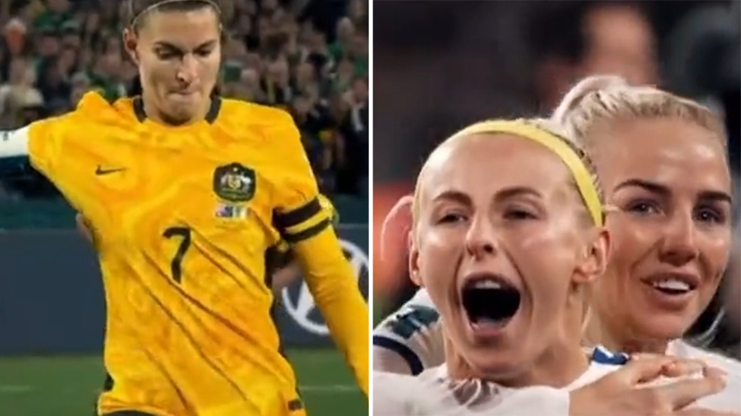 Kylie Minogue pops up on British broadcast of FIFA Women's World Cup semi-final