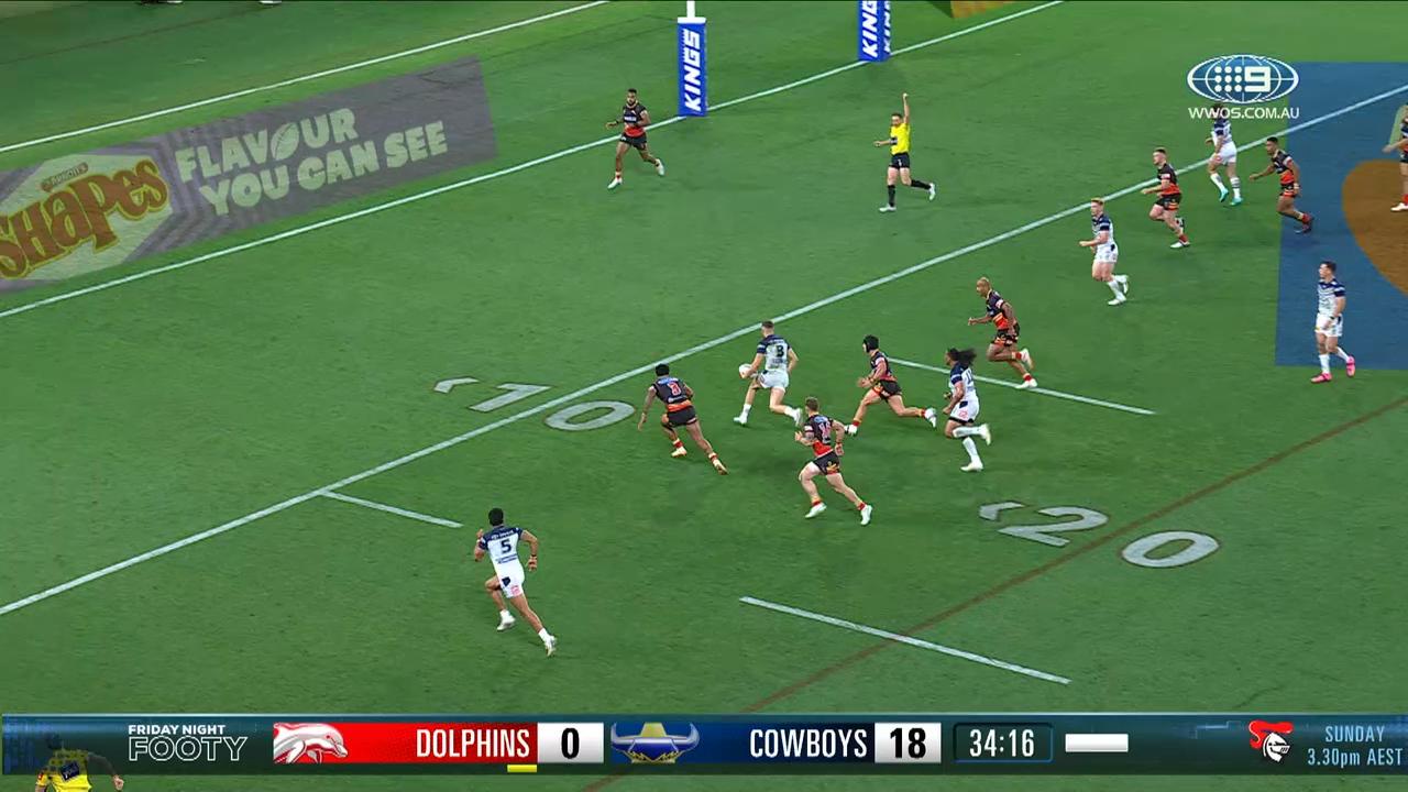 NRL Highlights: Dolphins v Cowboys - Round 26