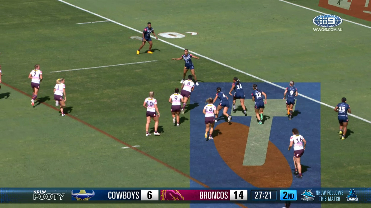 NRLW Highlights: Cowboys v Broncos - Round 3 