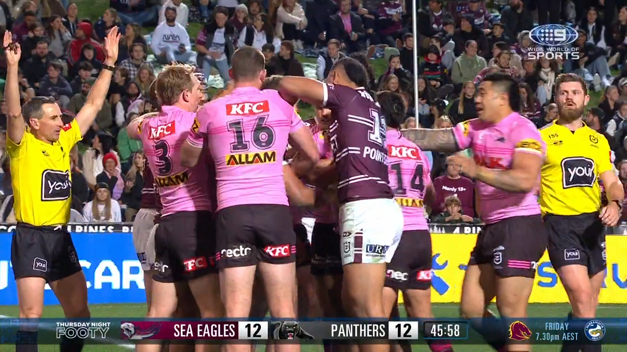 Manly fumes as Penrith snares long-range try
