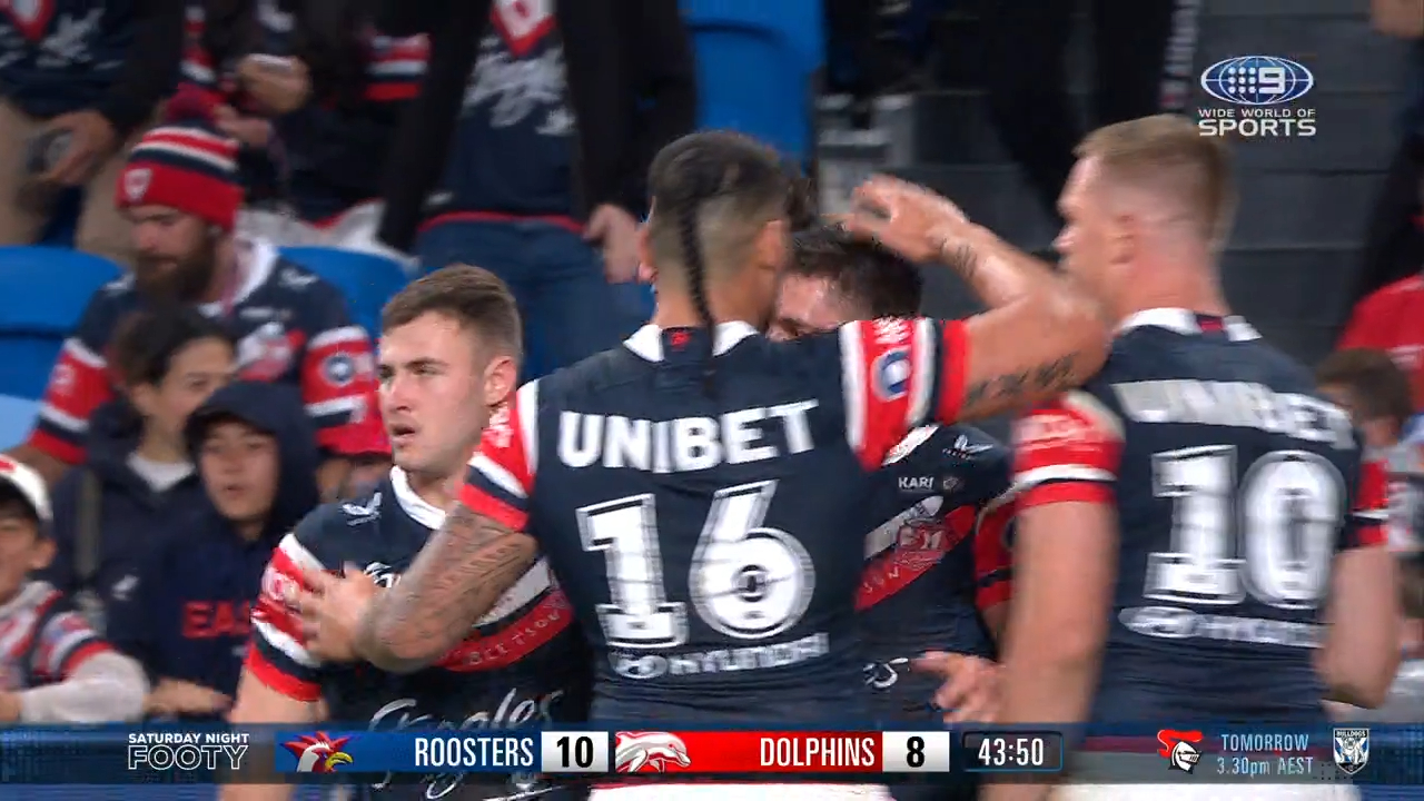 Smith puts Roosters ahead