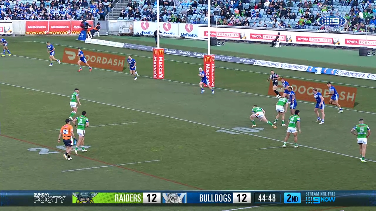 NRL Highlights: Raiders v Bulldogs - Round 25