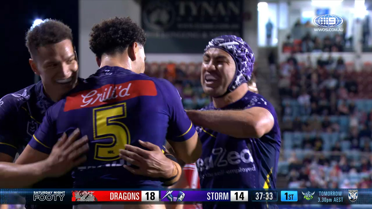 NRL Highlights: Dragons v Storm - Round 25