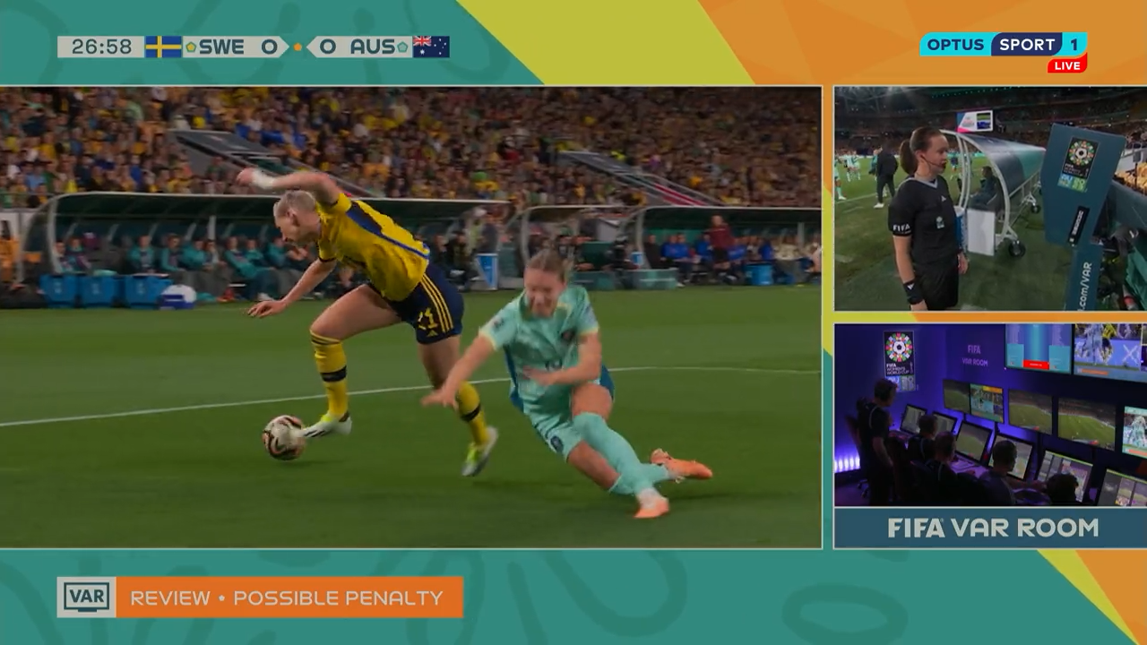VAR puts Sweden ahead
