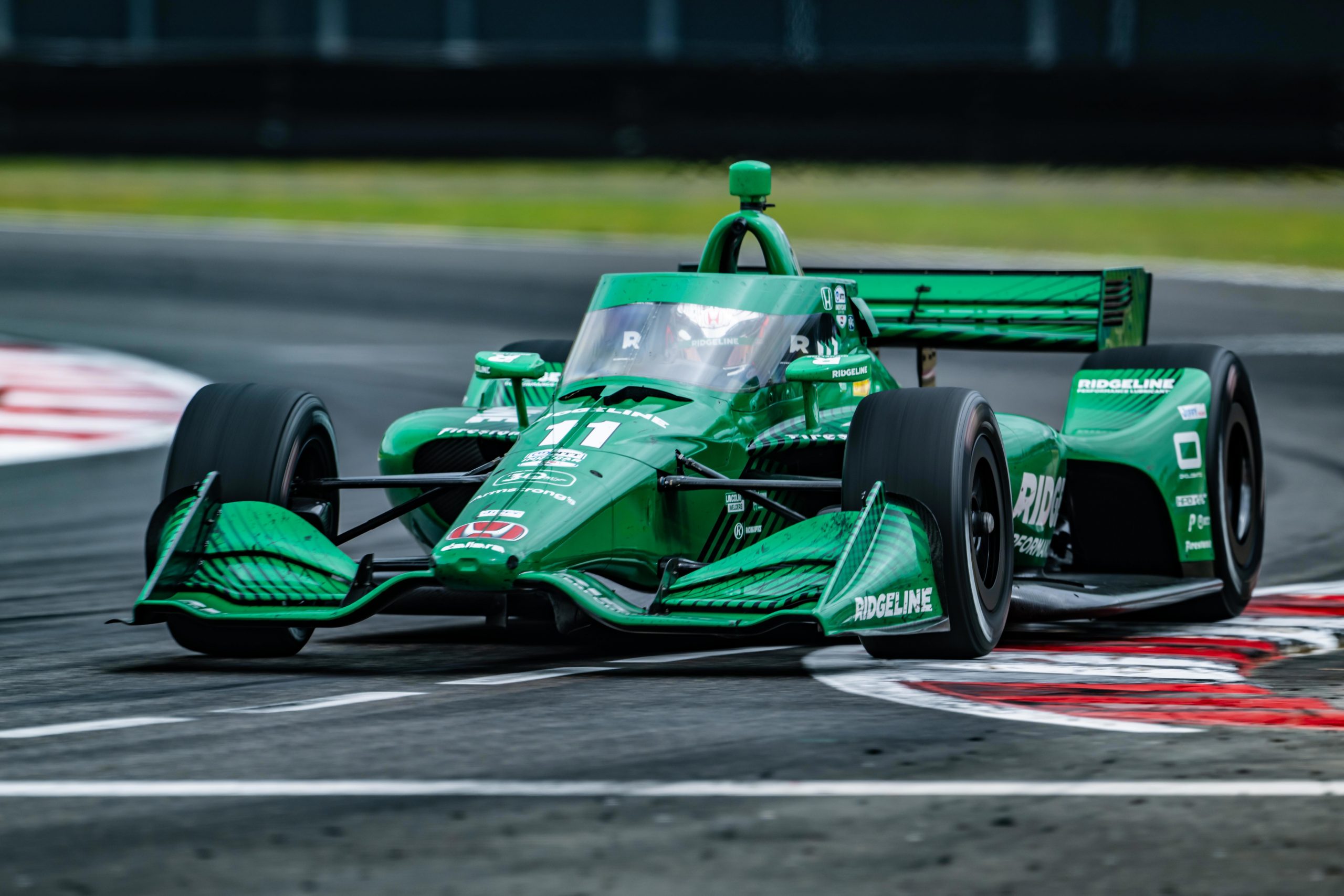 Marcus Armstrong will race full-time in he 2024 IndyCar Series.