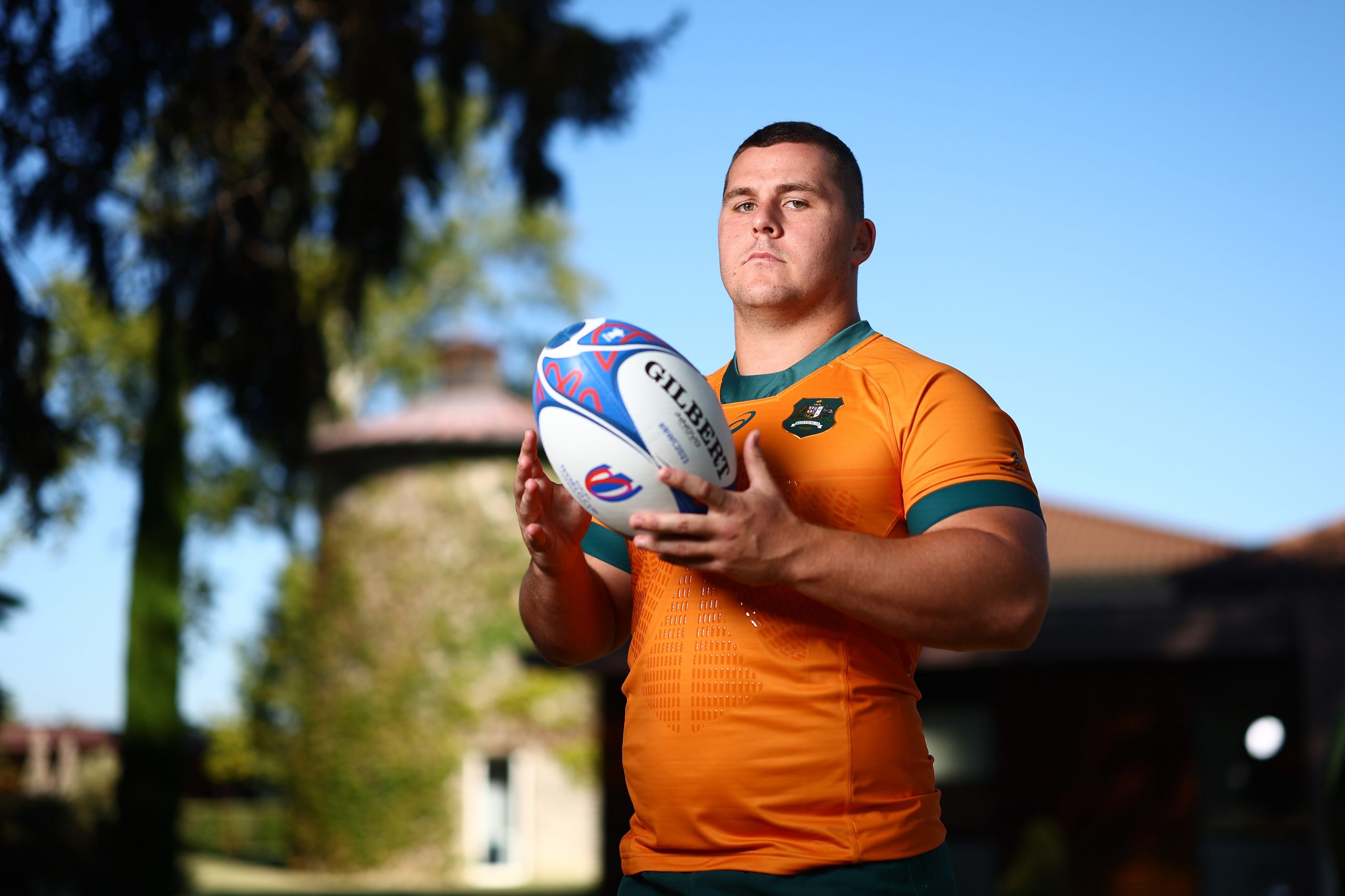 Blake Schoupp poses at La Charpiniere.