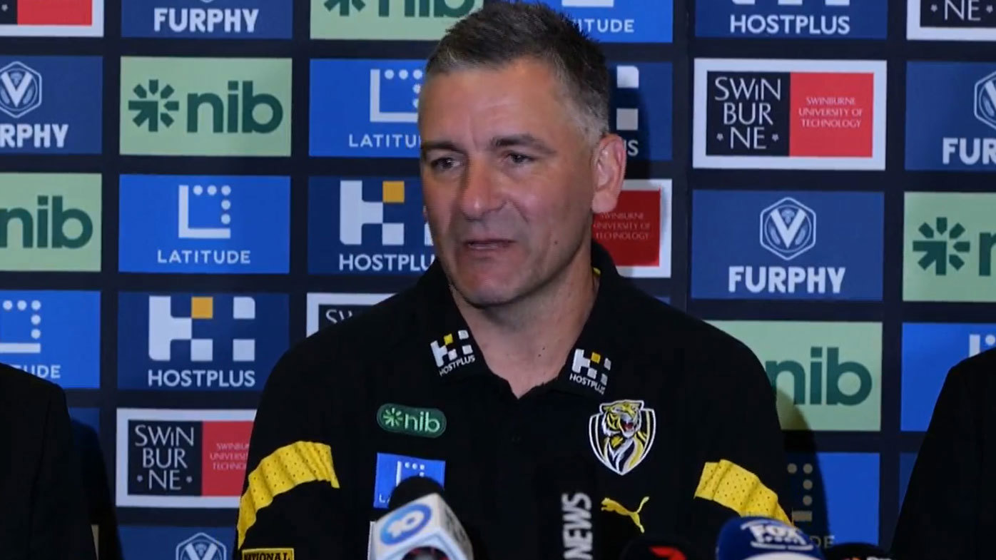 Adem Yze was officially unveiled as Richmond's new senior coach in a press conference on Friday