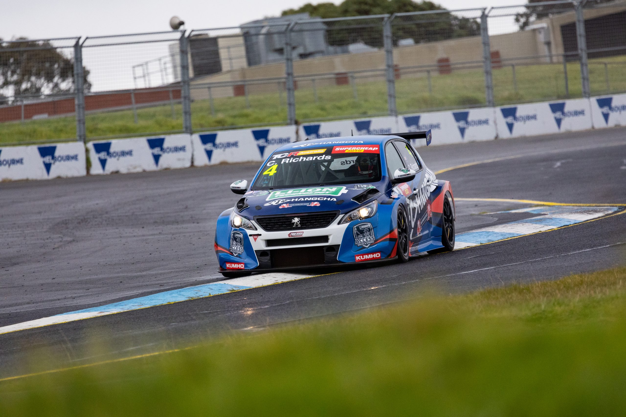 The Hangcha car that Ben Bargwanna will race at the Macau Grand Prix.