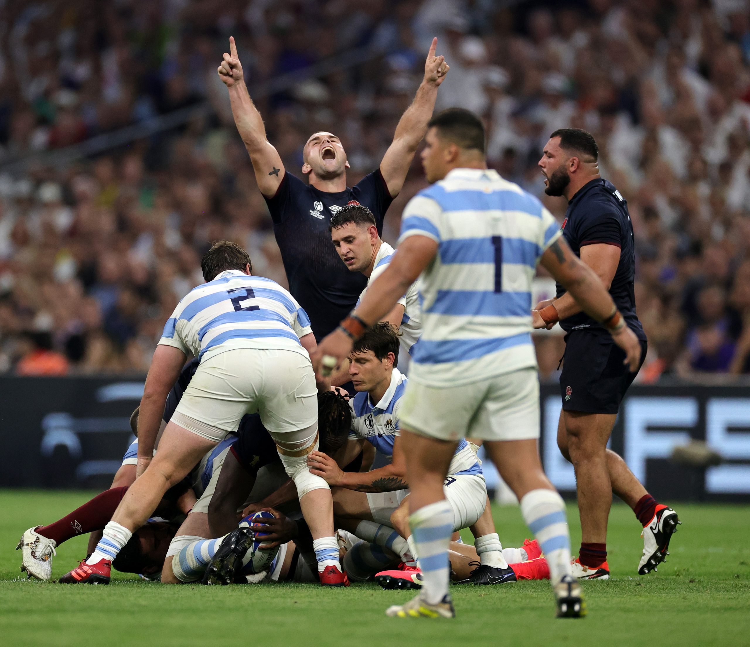 England beat Argentina 27-10 in their opening match at the 2023 Rugby World Cup. 