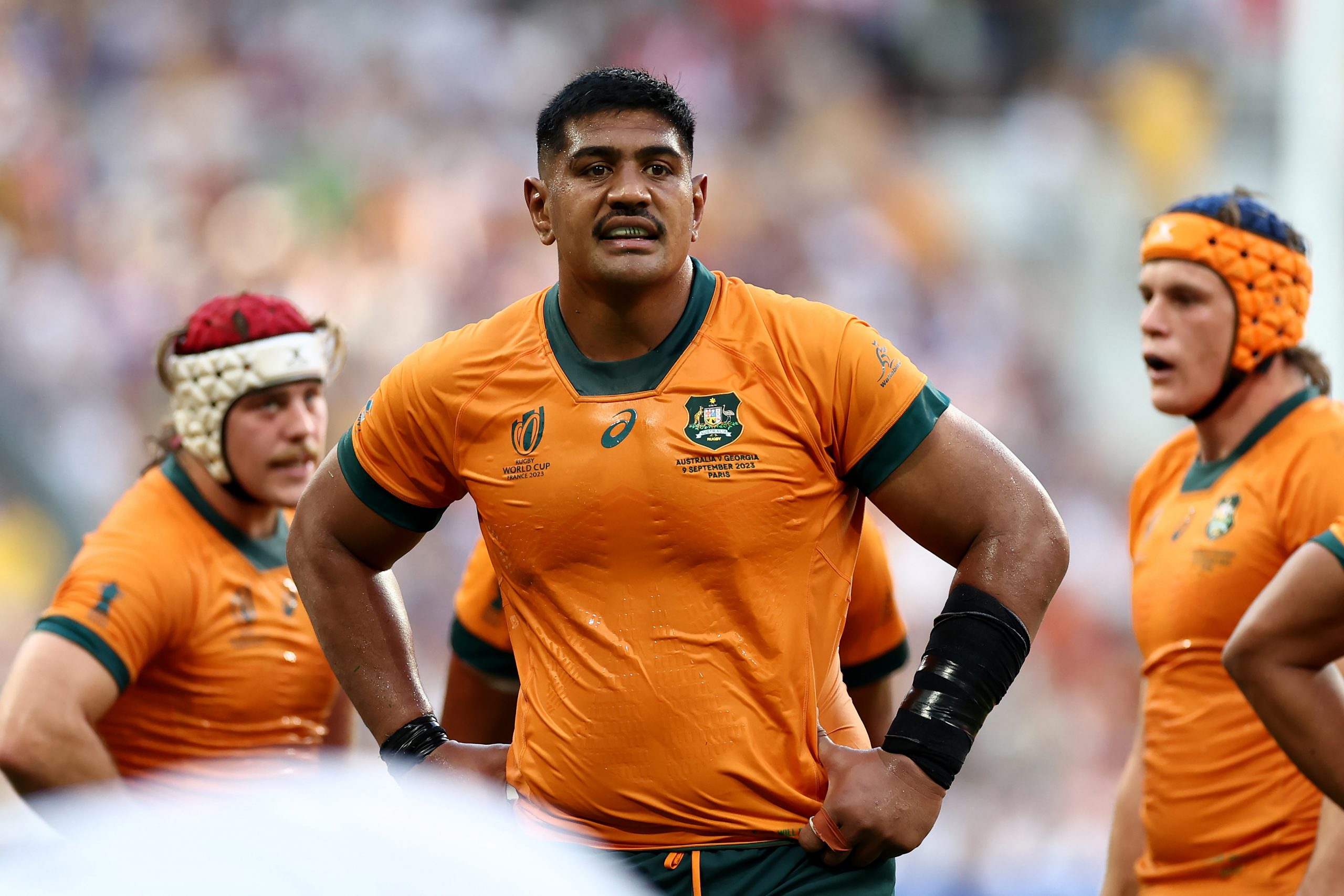 Will Skelton led the Wallabies for the first time at this year's Rugby World Cup against Georgia.