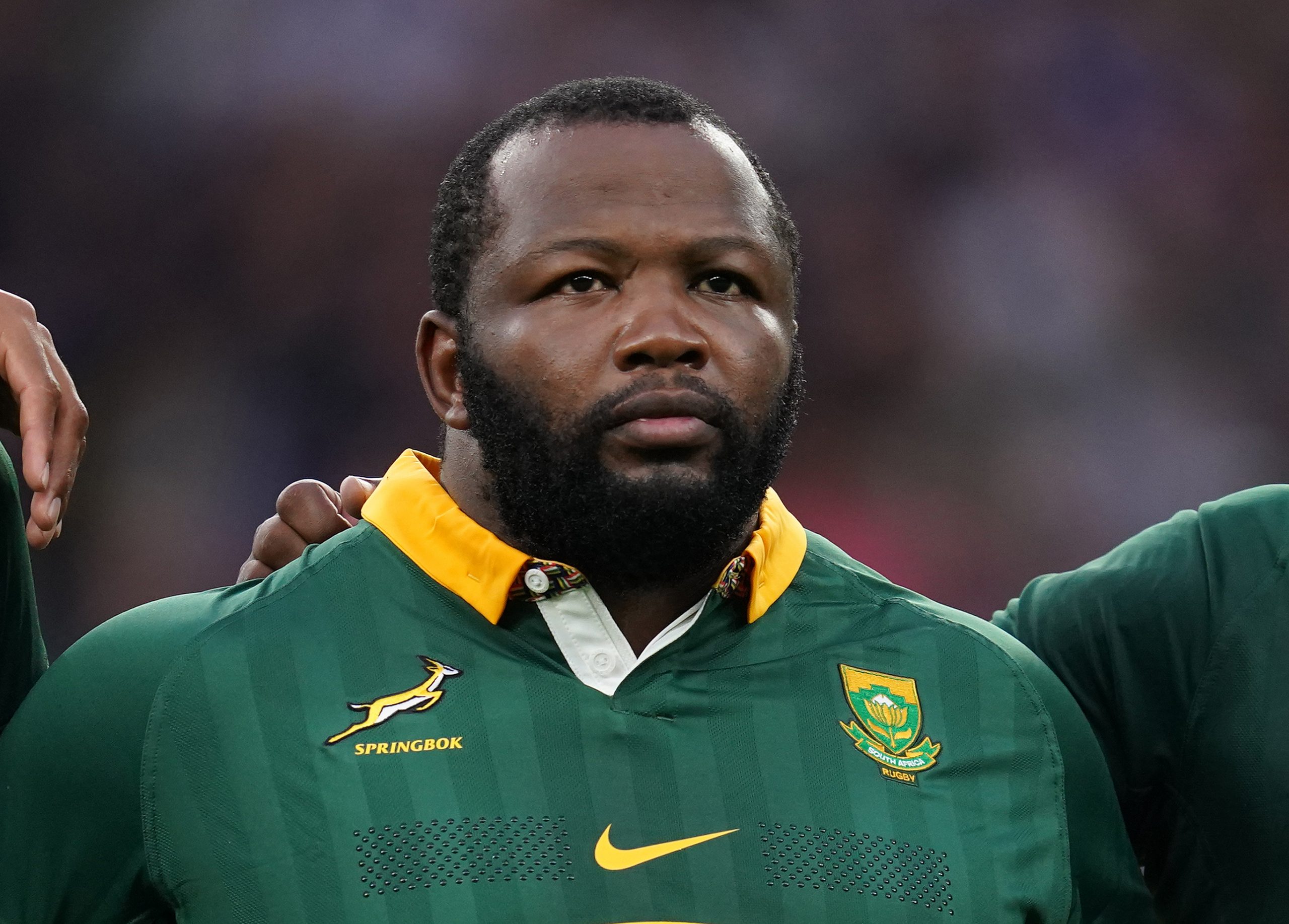 South Africa's Ox Nche ahead of the international match at Twickenham Stadium, London. Picture date: Friday August 25, 2023. (Photo by David Davies/PA Images via Getty Images)