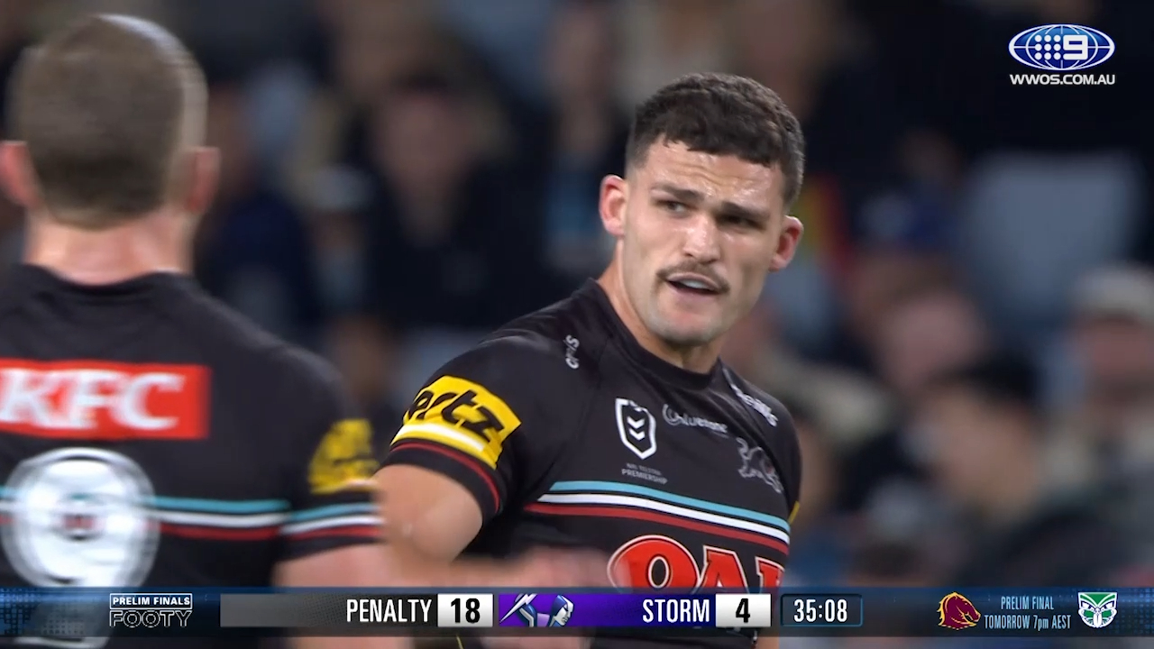 Cleary plucks intercept to stop Storm try