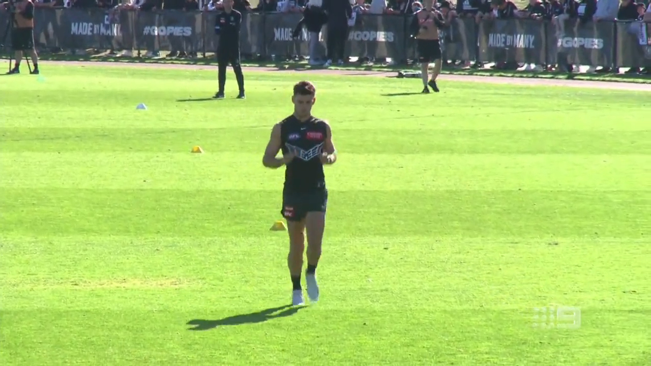 Promosing' signs as Daicos seen running