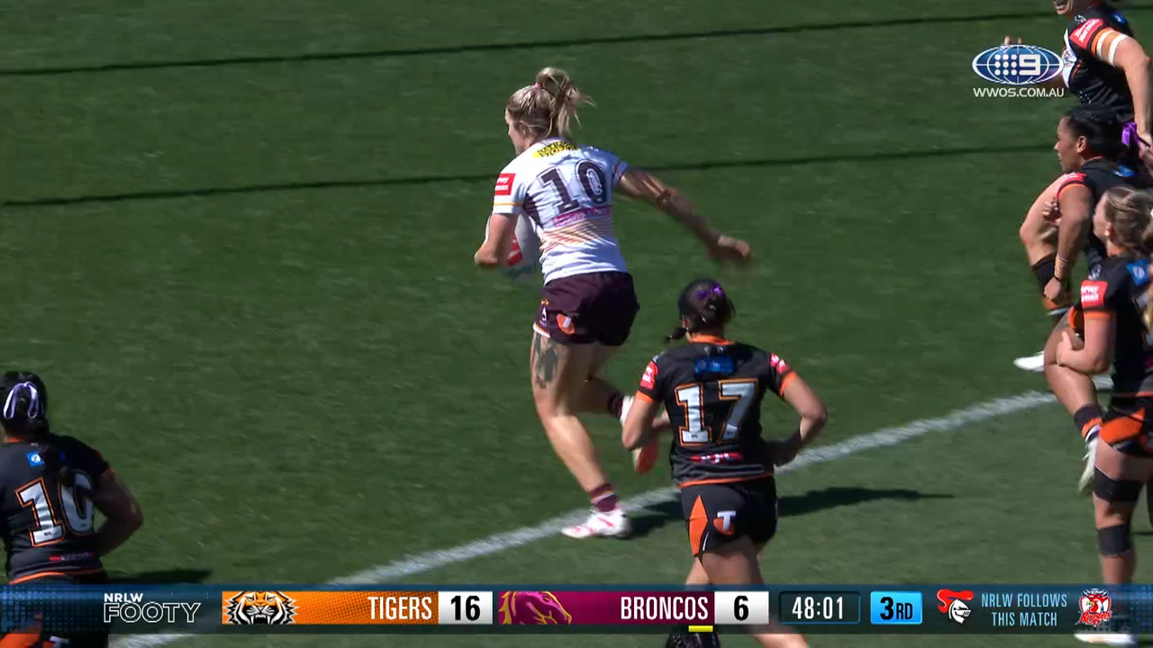 NRLW Highlights: Tigers v Broncos - Round 8