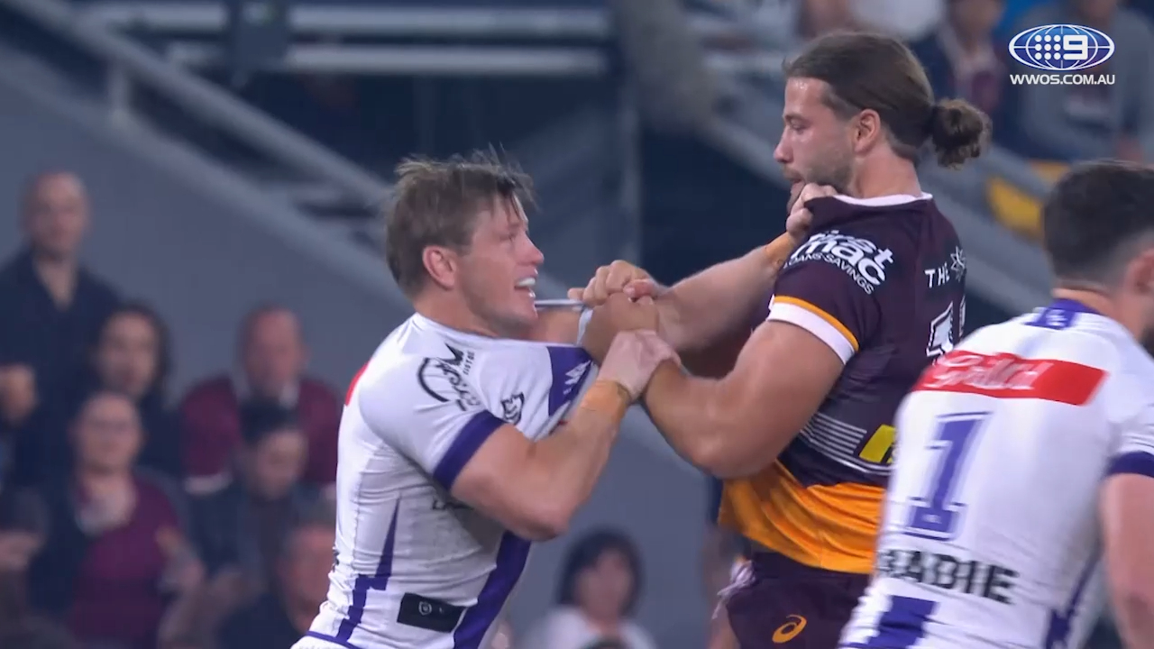 Tempers boil as Origin teammates go at it