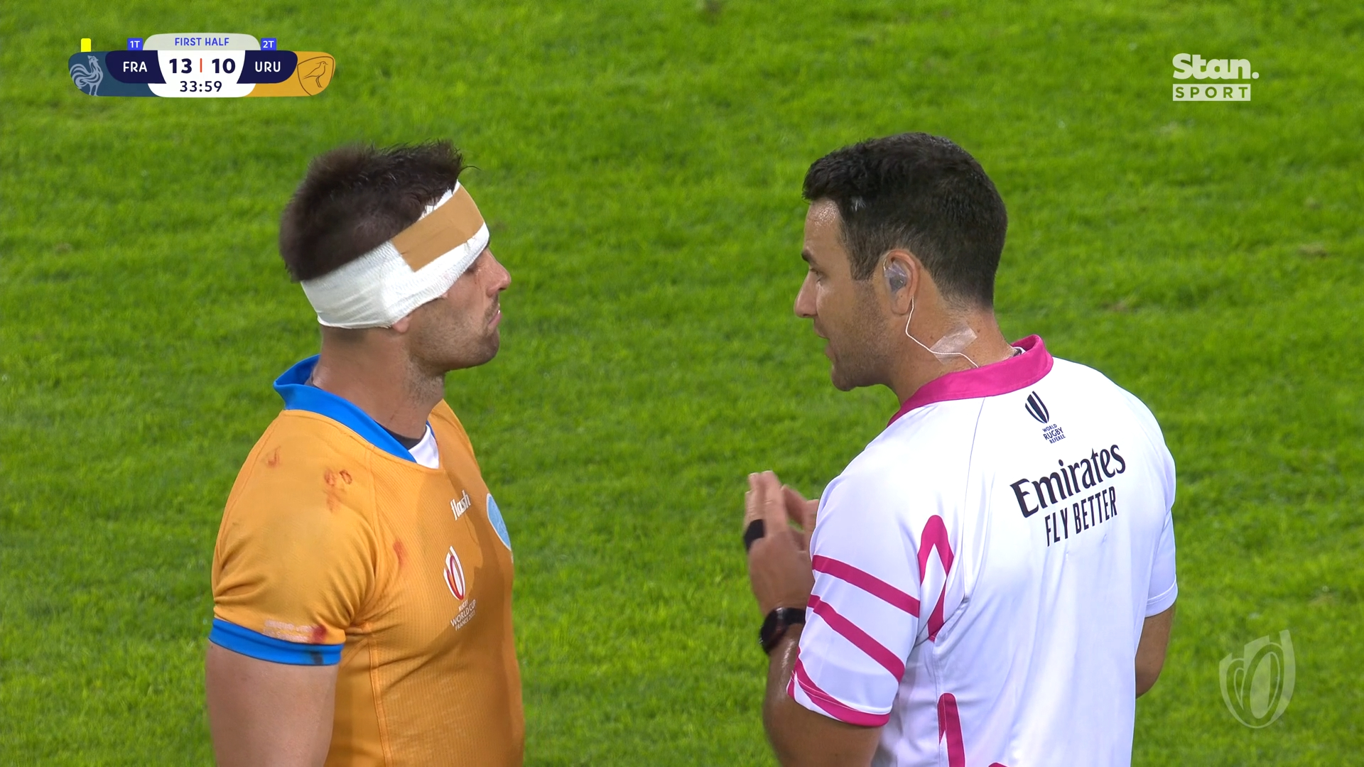 Obstruction robs Uruguay of crucial try