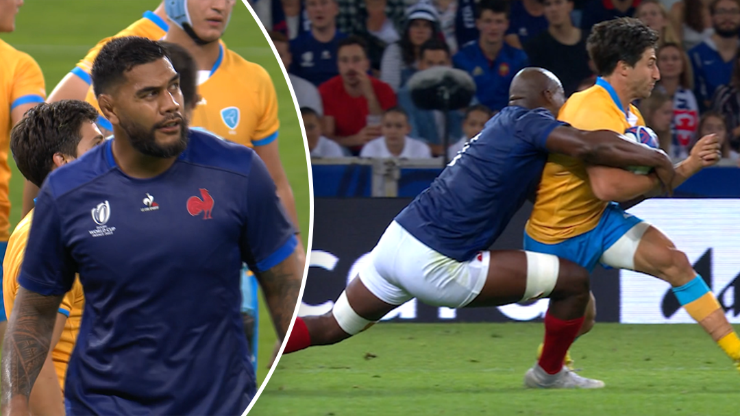 French star cops yellow for shoulder-to-head contact
