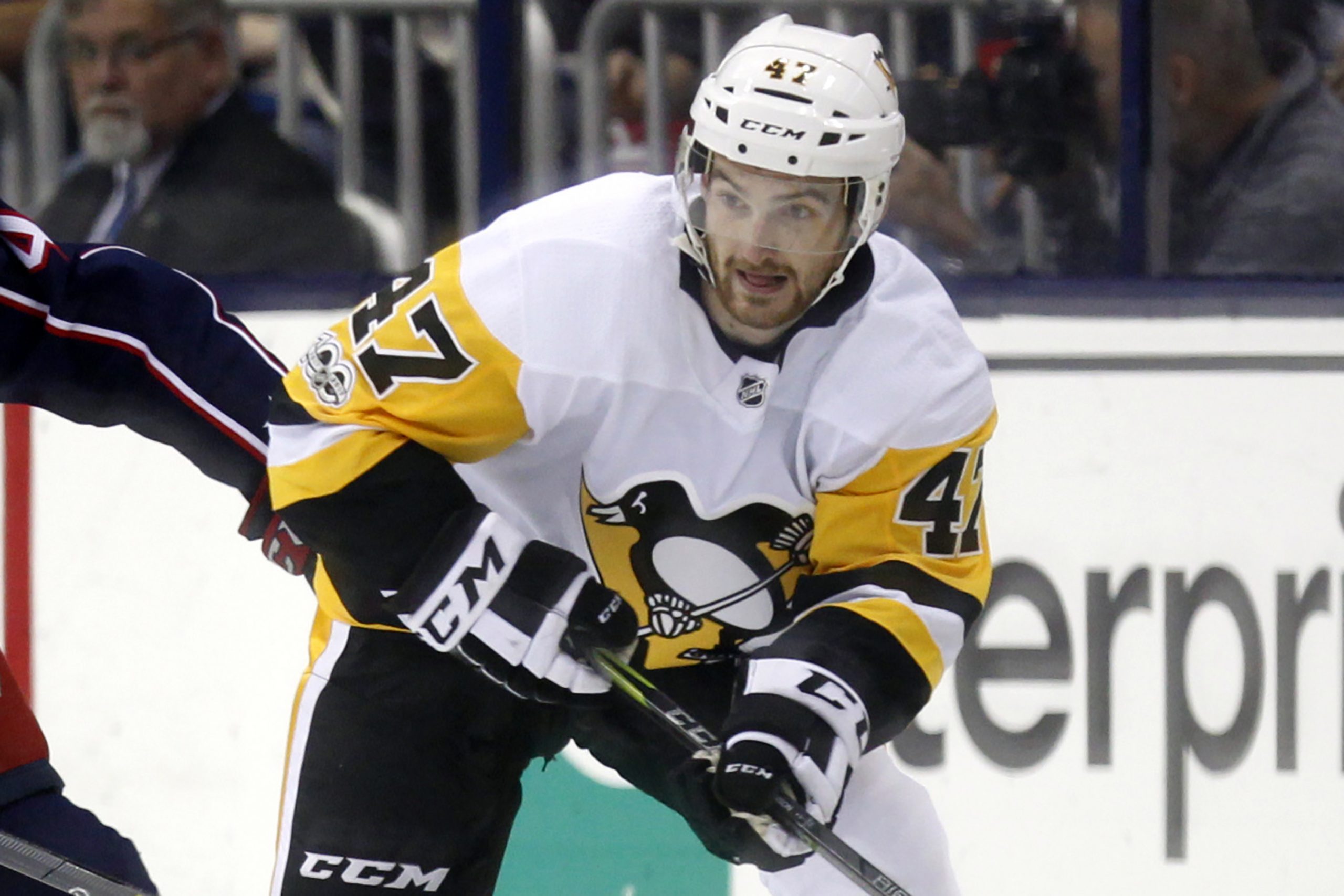 Adam Johnson for the Pittsburgh Penguins.