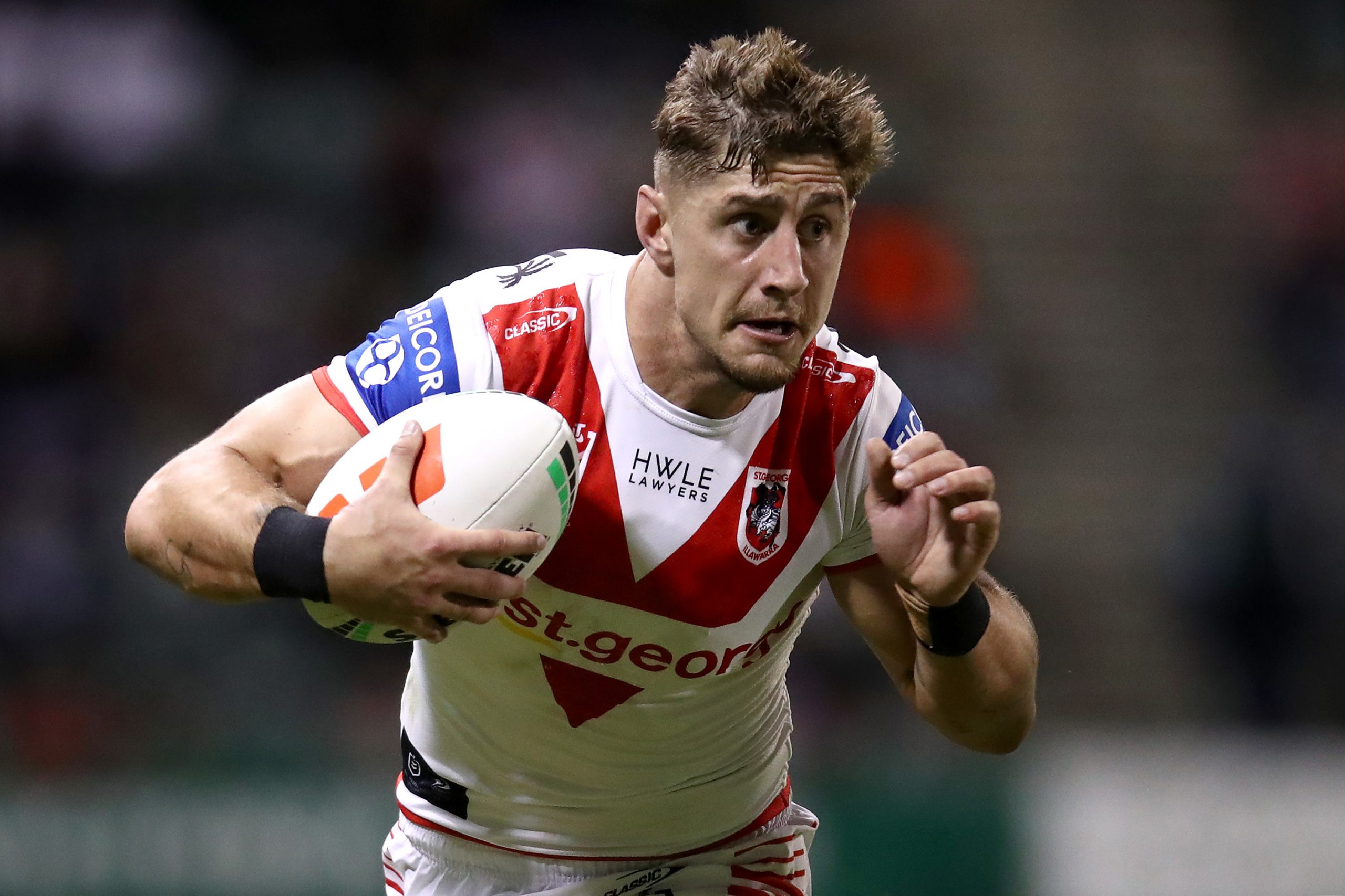 Zac Lomax plays for the Dragons and was a contender for State of Origin previously.