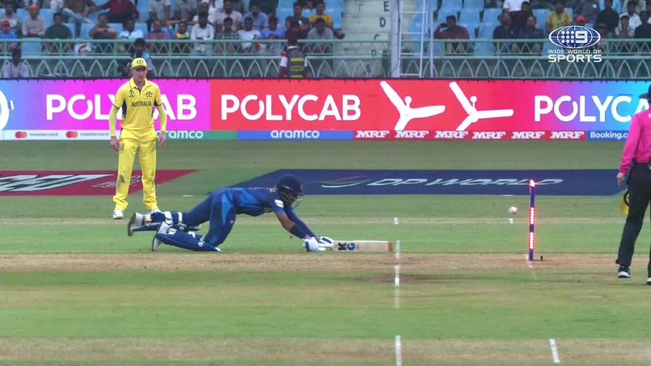 Captain Cummins' superb run out