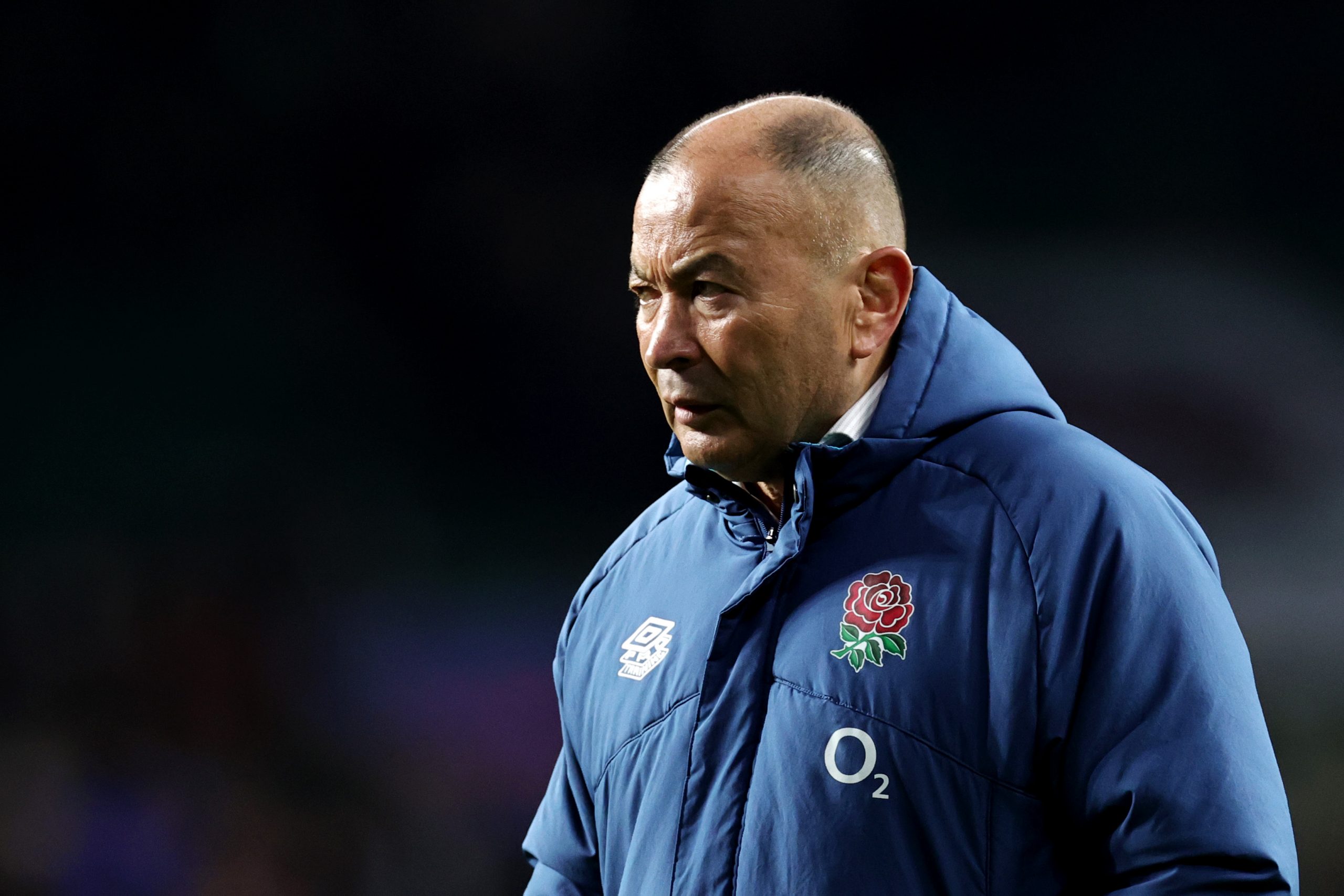 Eddie Jones at Twickenham.