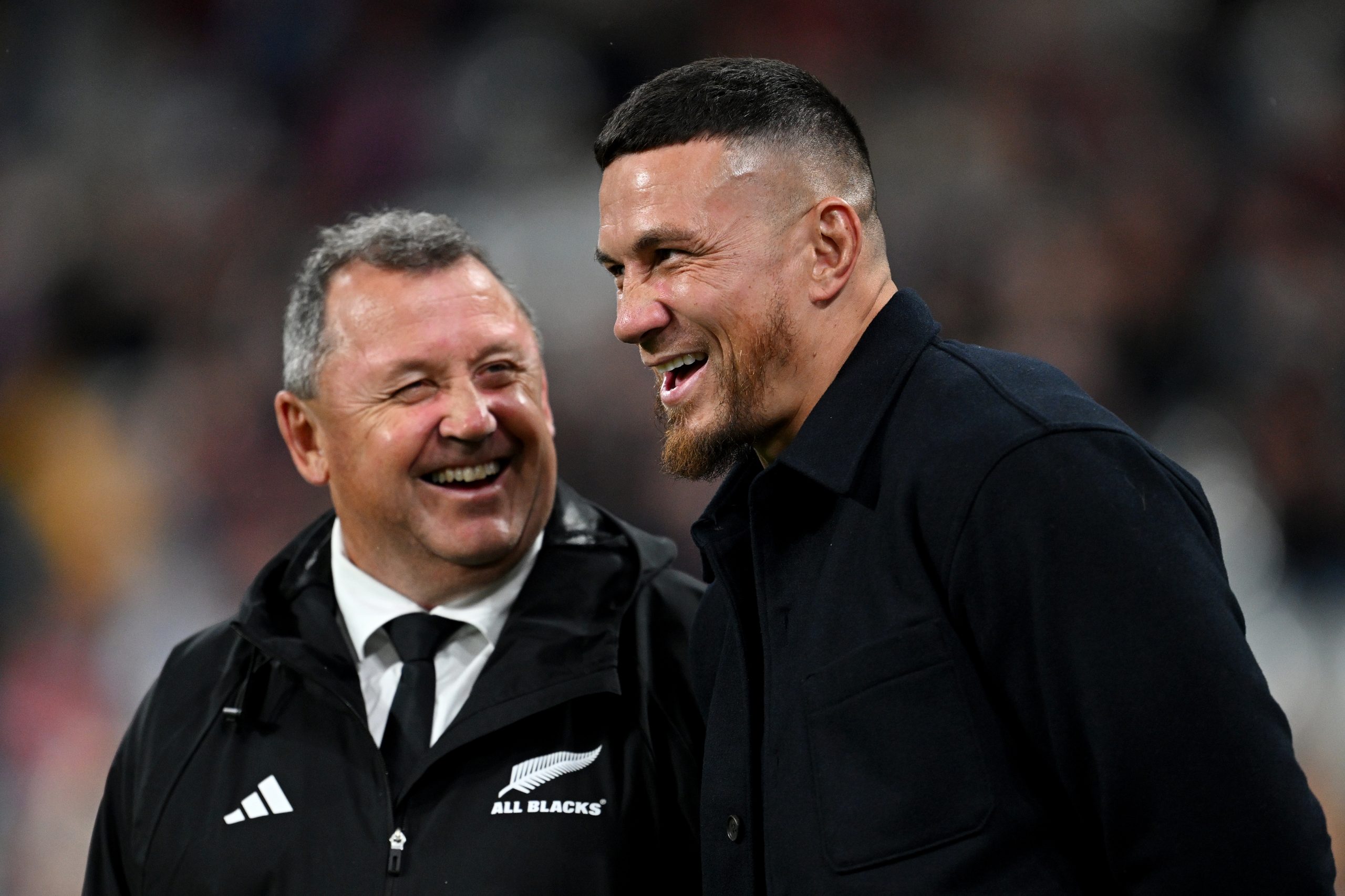 Ian Foster and Sonny Bill Williams at Stade de France.