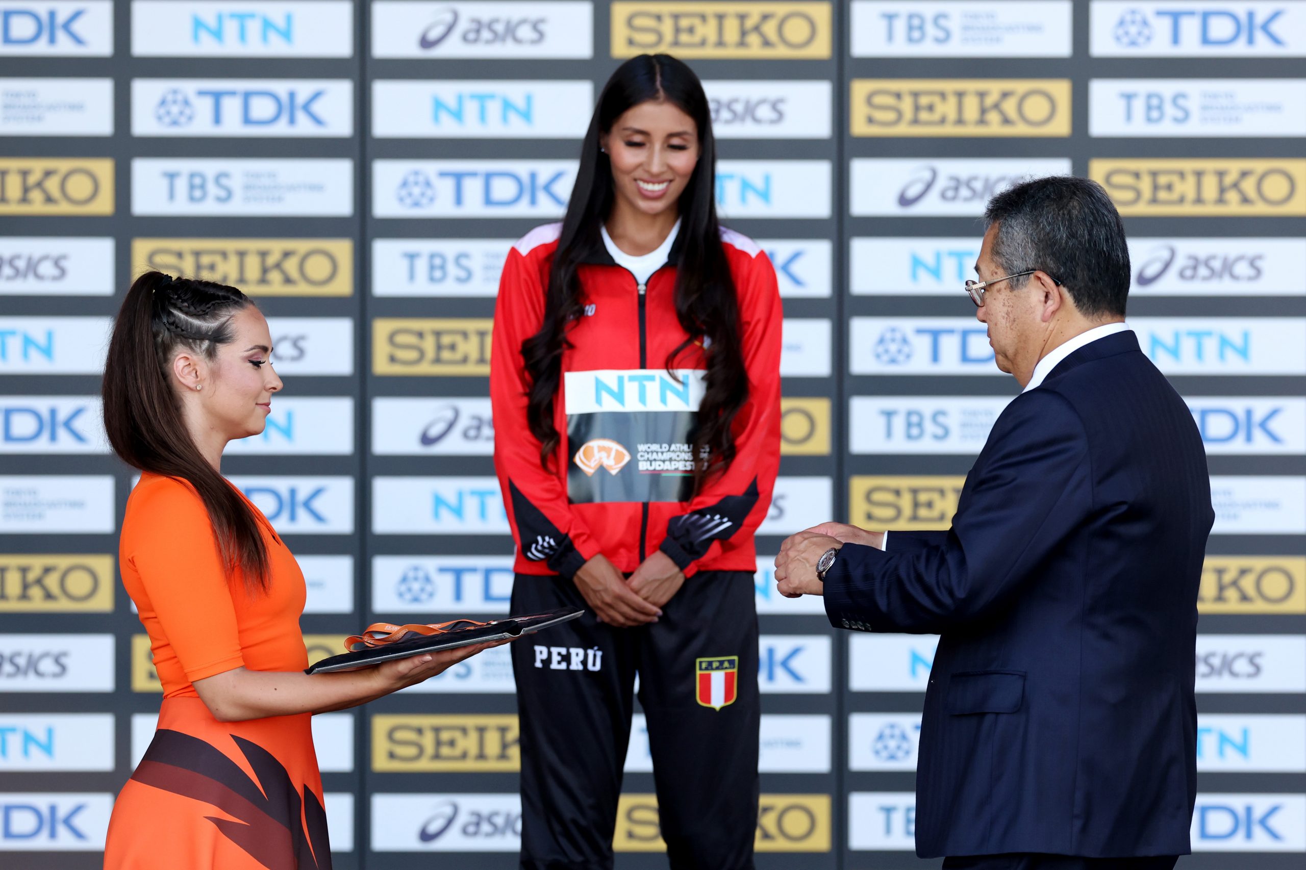 Kimberly Garcia Leon of Team Peru.