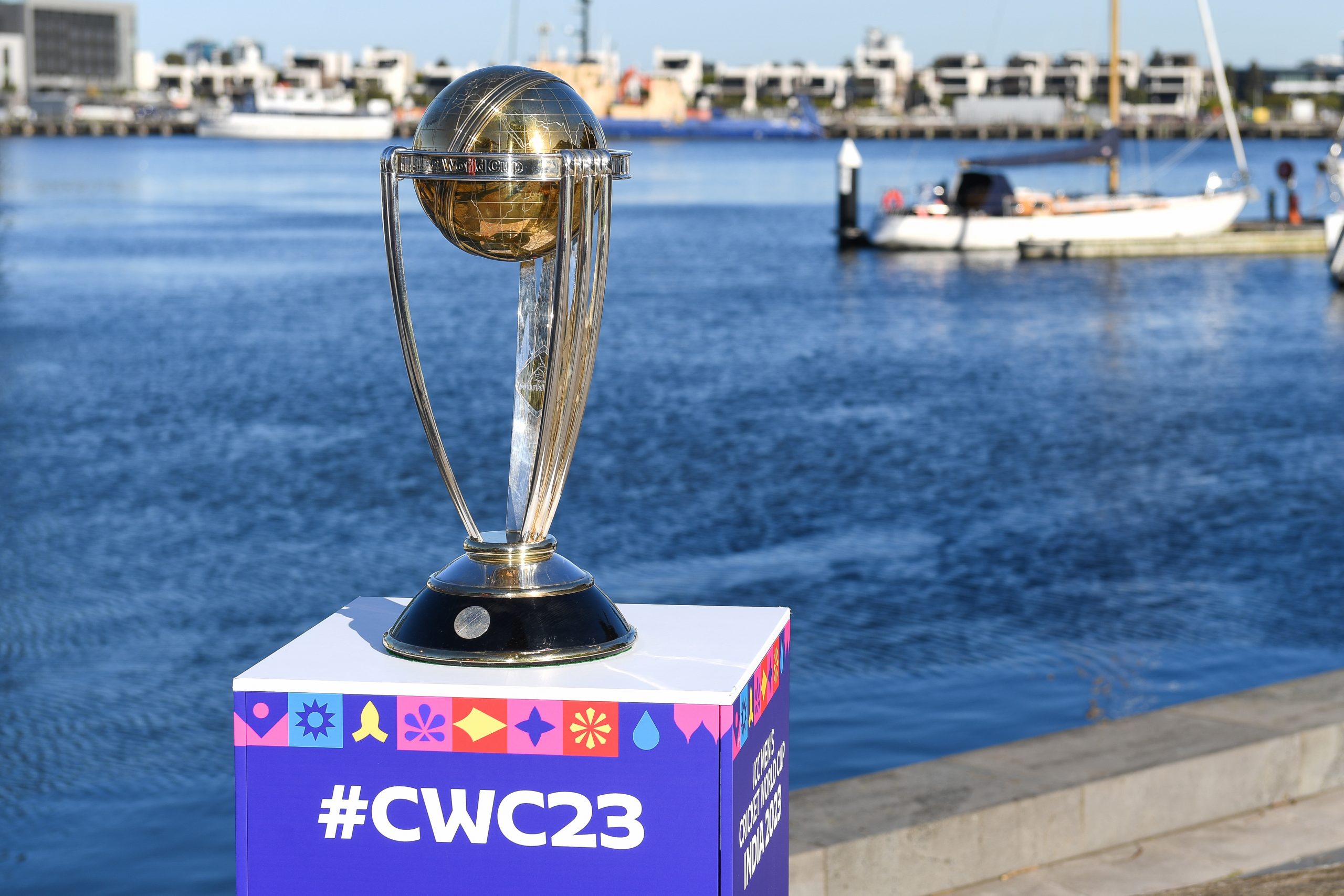 The 50 over cricket World Cup trophy
