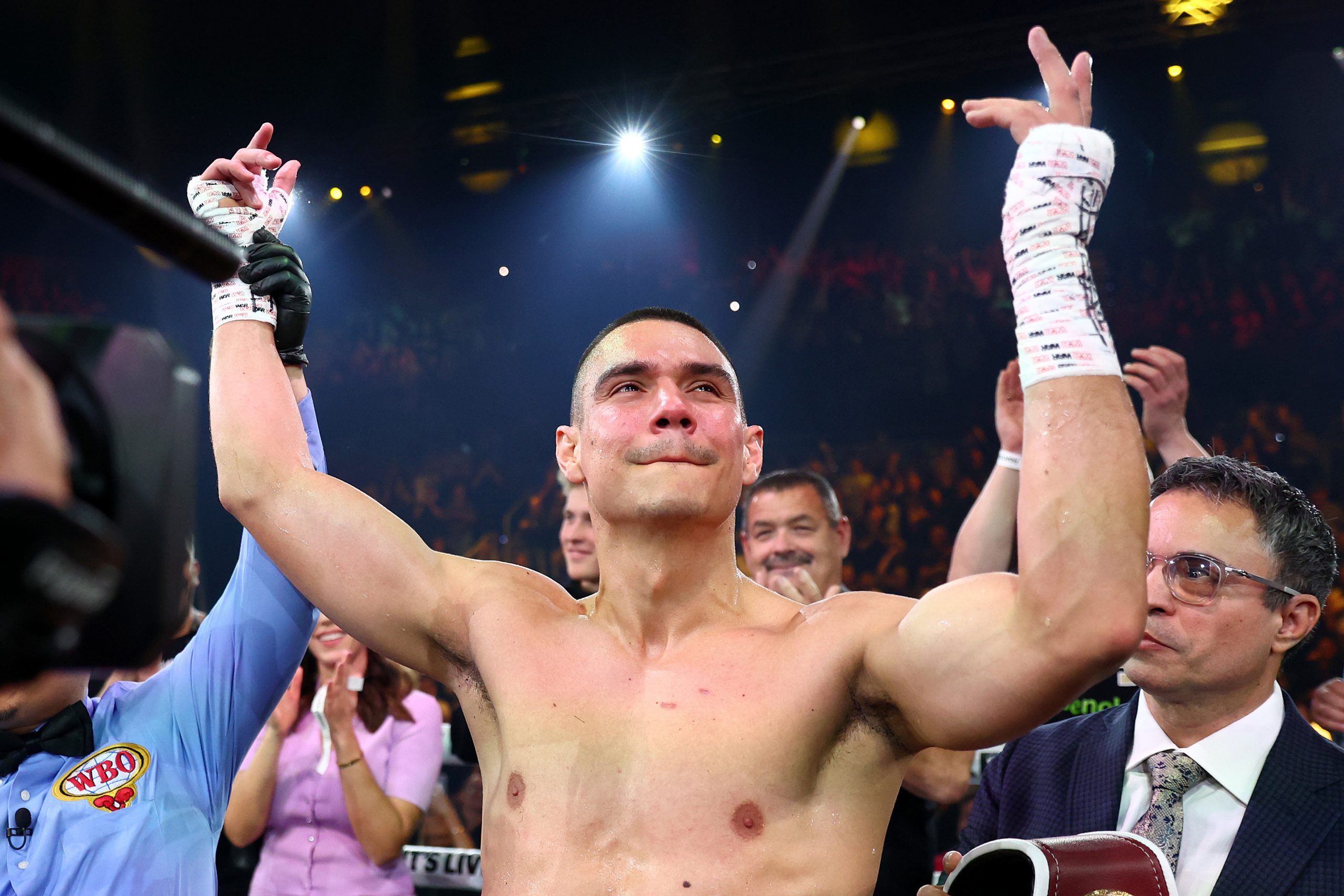 Tim Tszyu is now officially a world champion after Jermell Charlo stepped in the ring against Canelo Alvarez