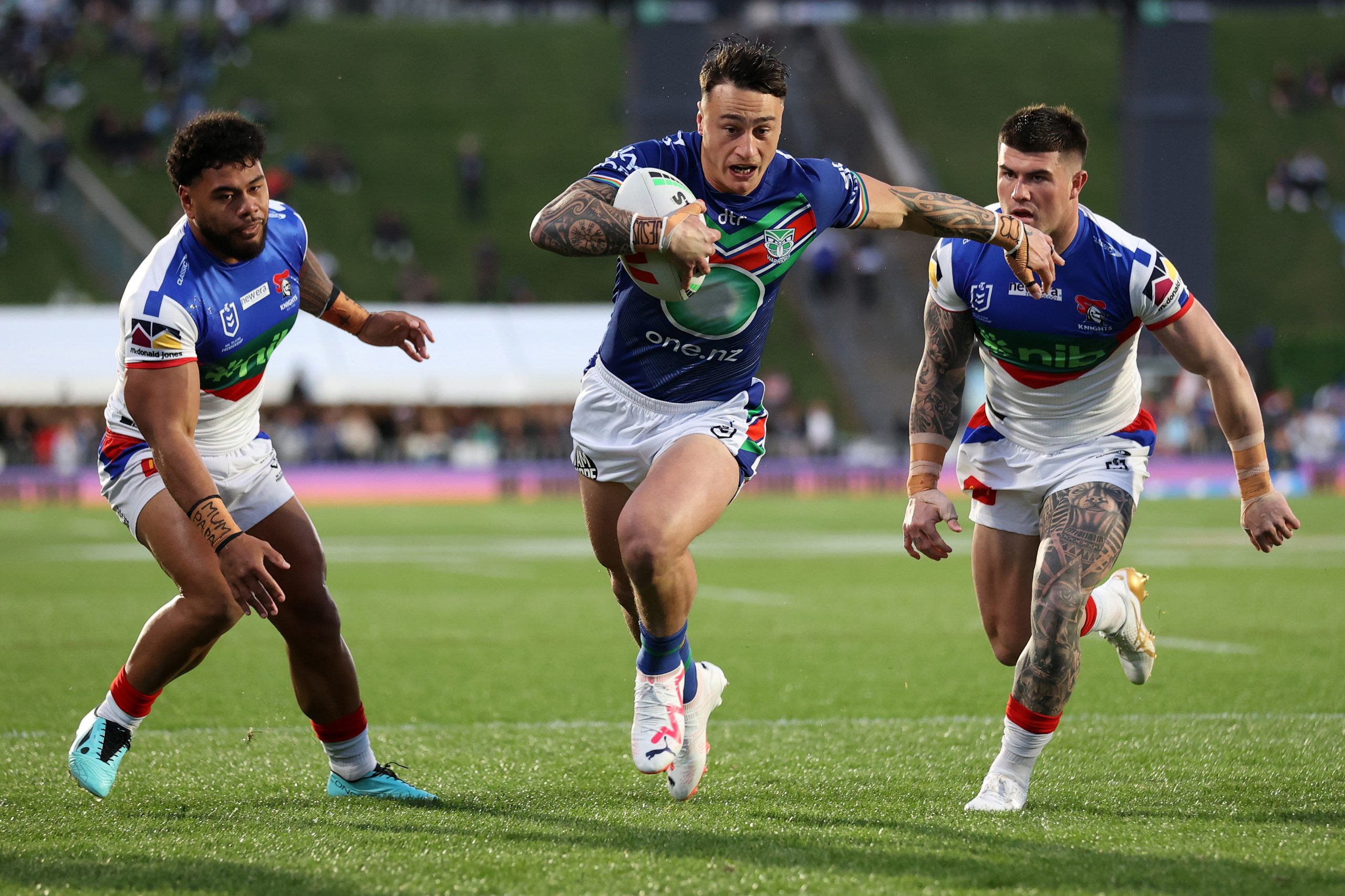 Warriors fullback Charnze Nicoll-Klokstad.