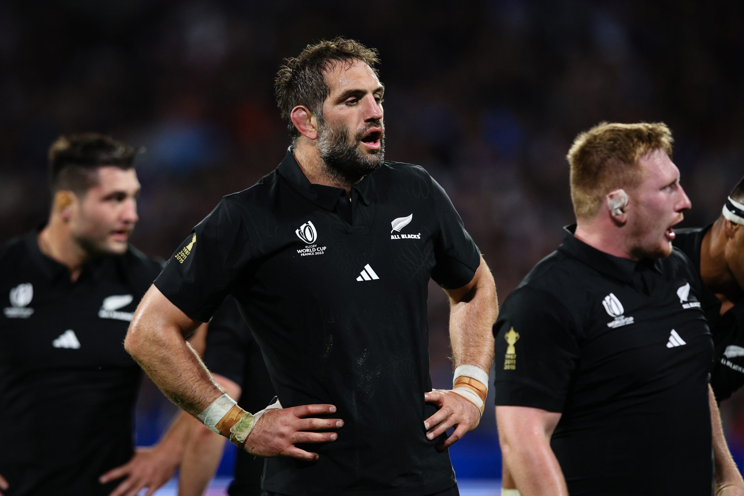 Sam Whitelock of the New Zealand All Blacks.