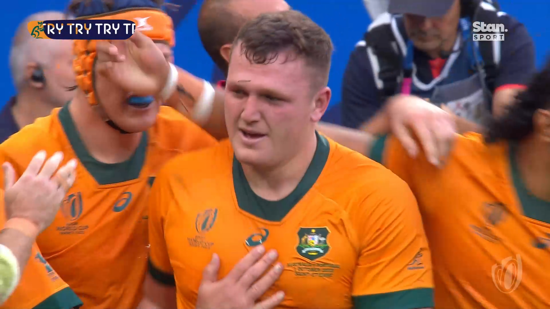 Wallabies prop scores first Test try