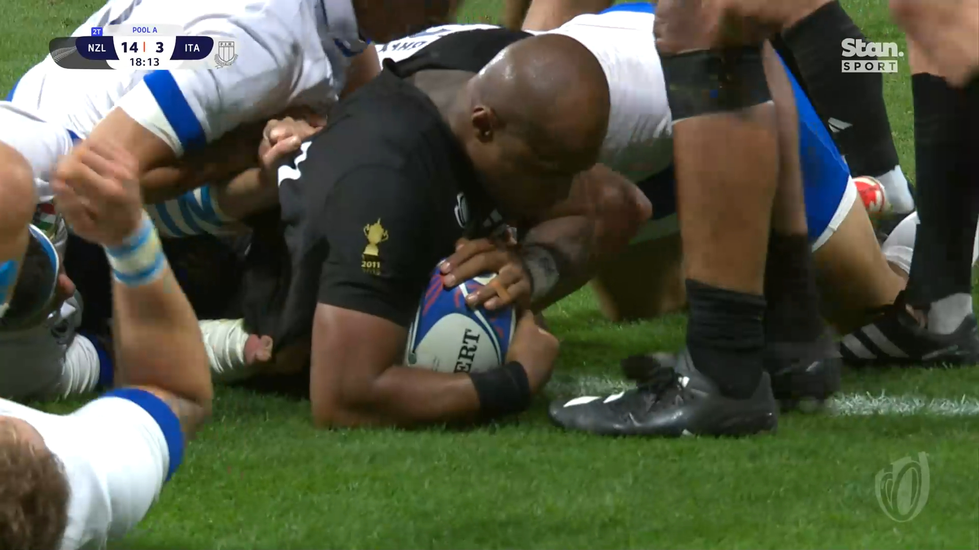New Zealand vs Italy RWC highlights