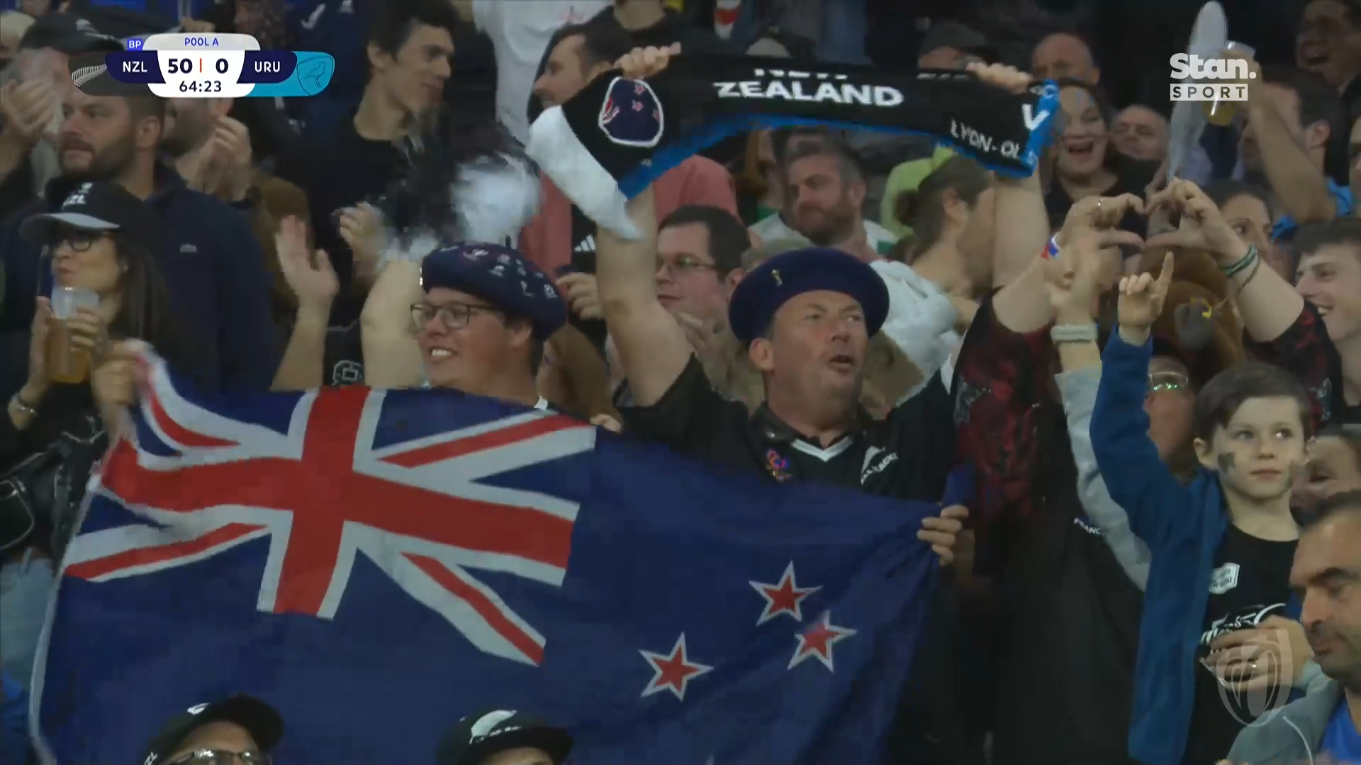 New Zealand vs Uruguay RWC highlights