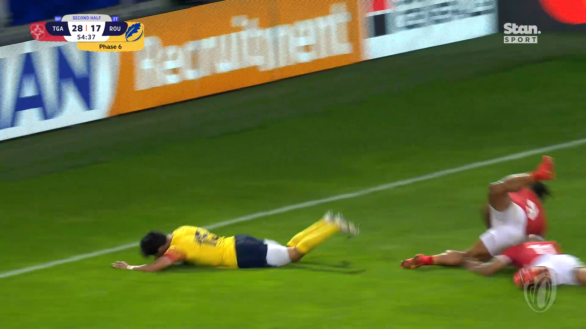 Tonga vs Romania RWC every try