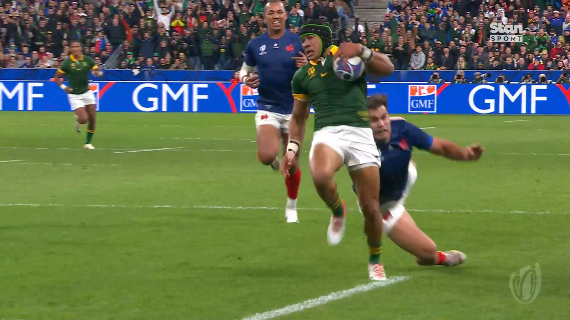Cheslin Kolbe's contender for try of the tournament