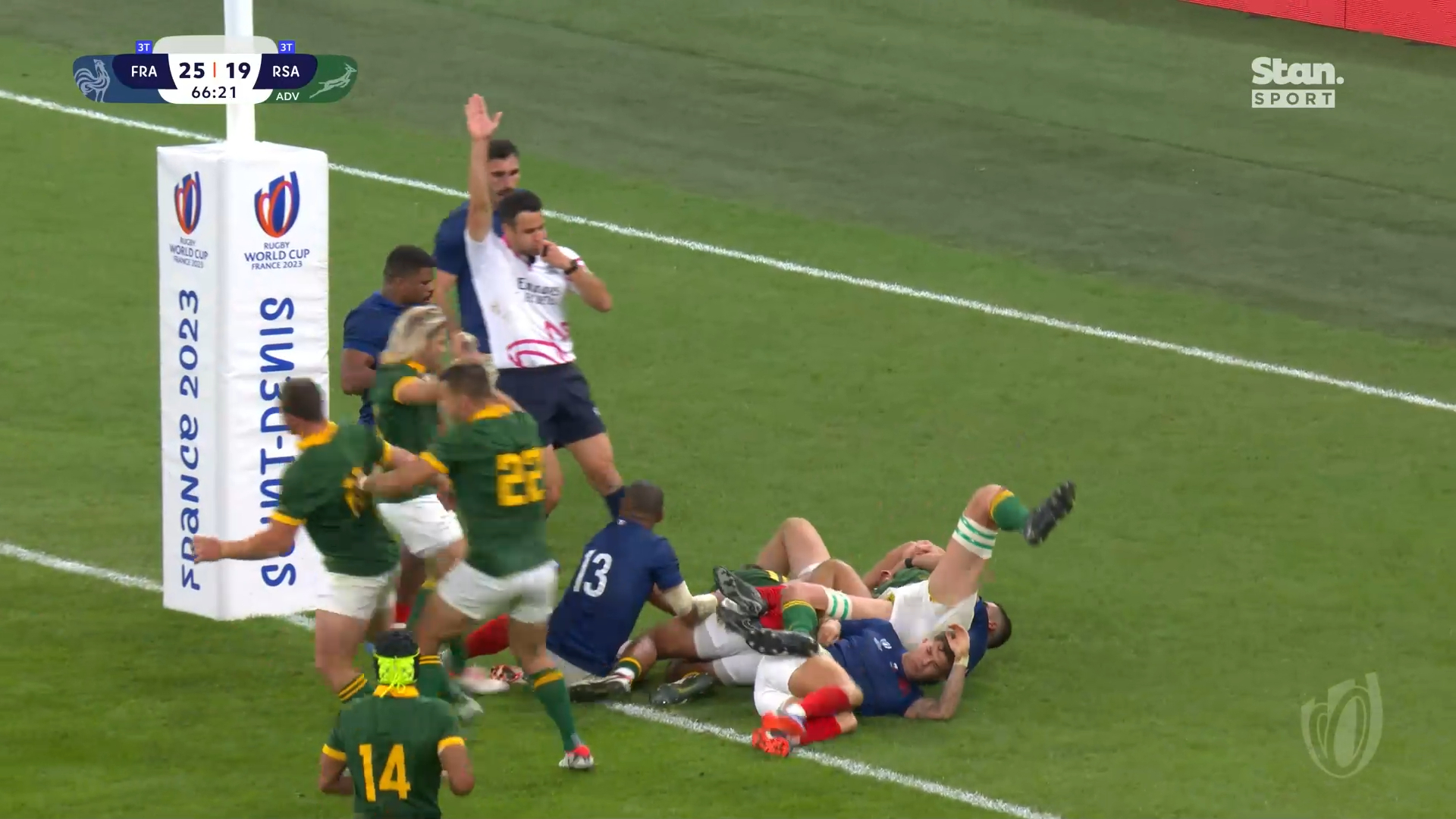 France vs South Africa RWC every try 