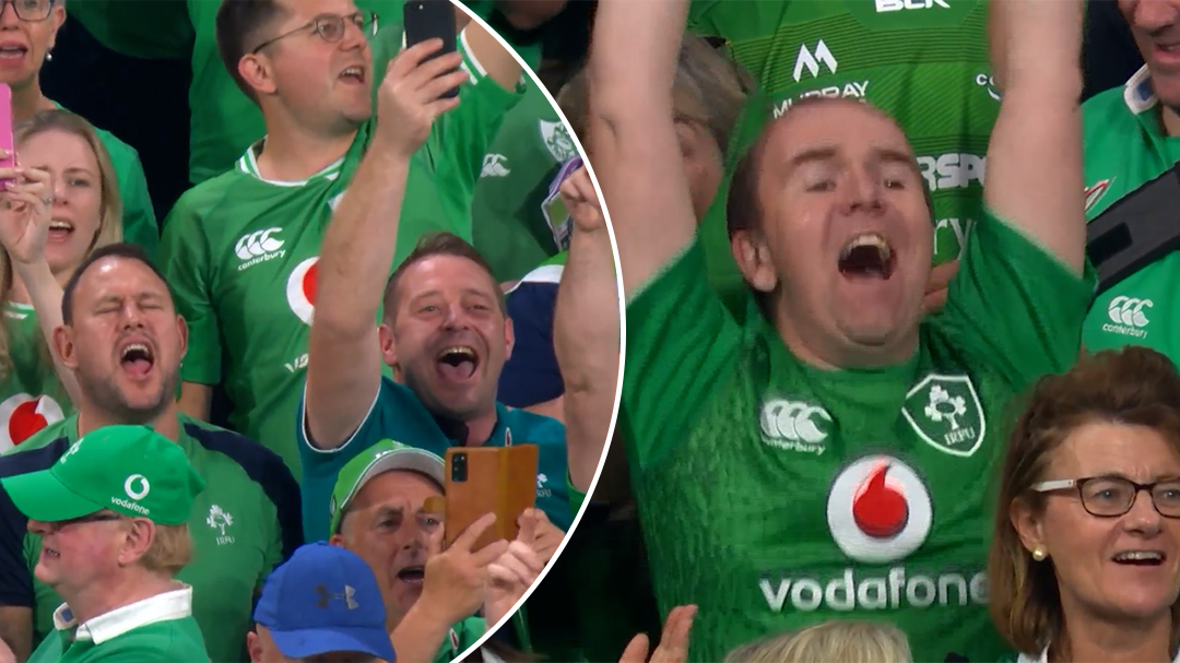 Ireland fans belt out incredible 'Zombie' rendition